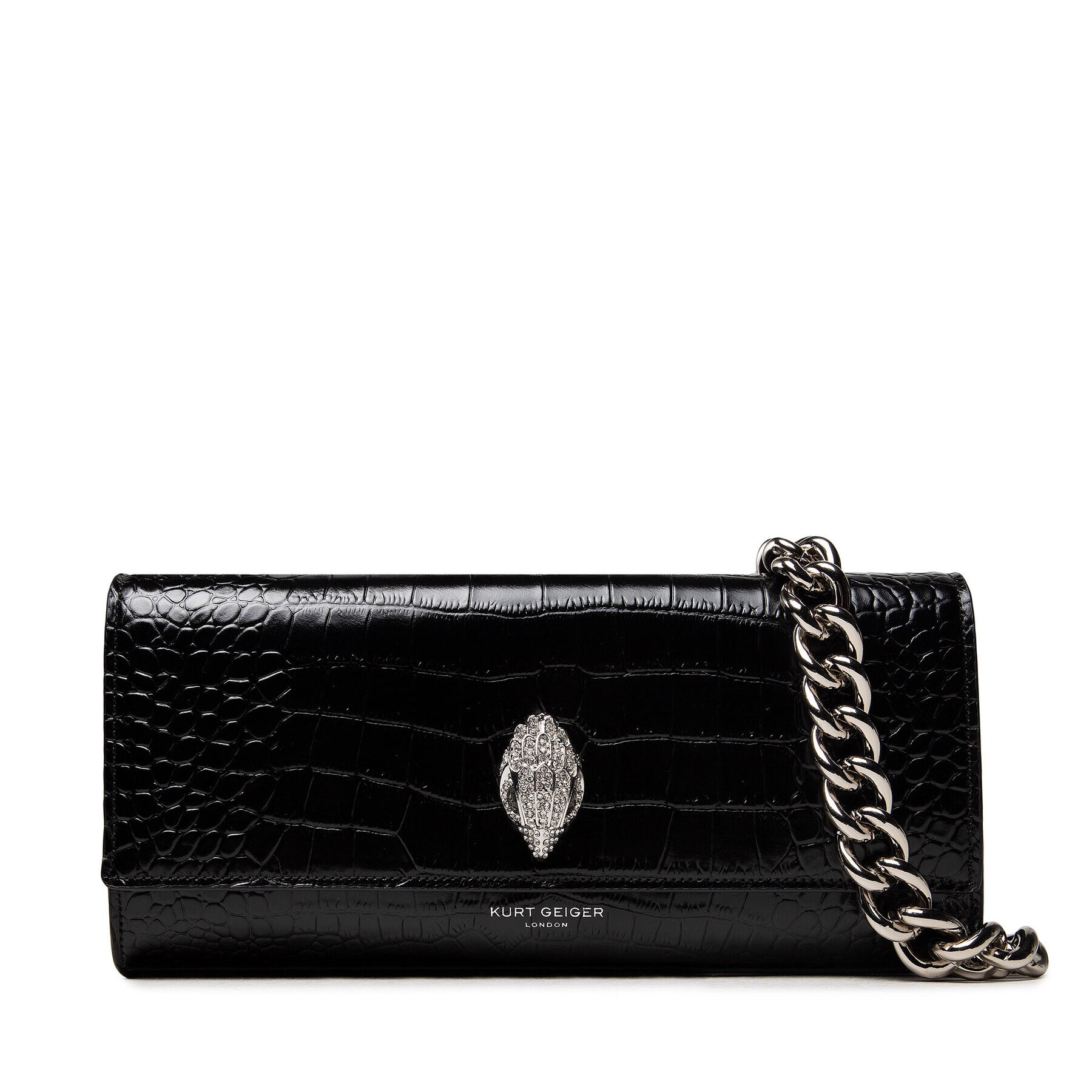 Kurt Geiger Geantă Shoreditch Long Clutch 8474300119 Negru - Pled.ro