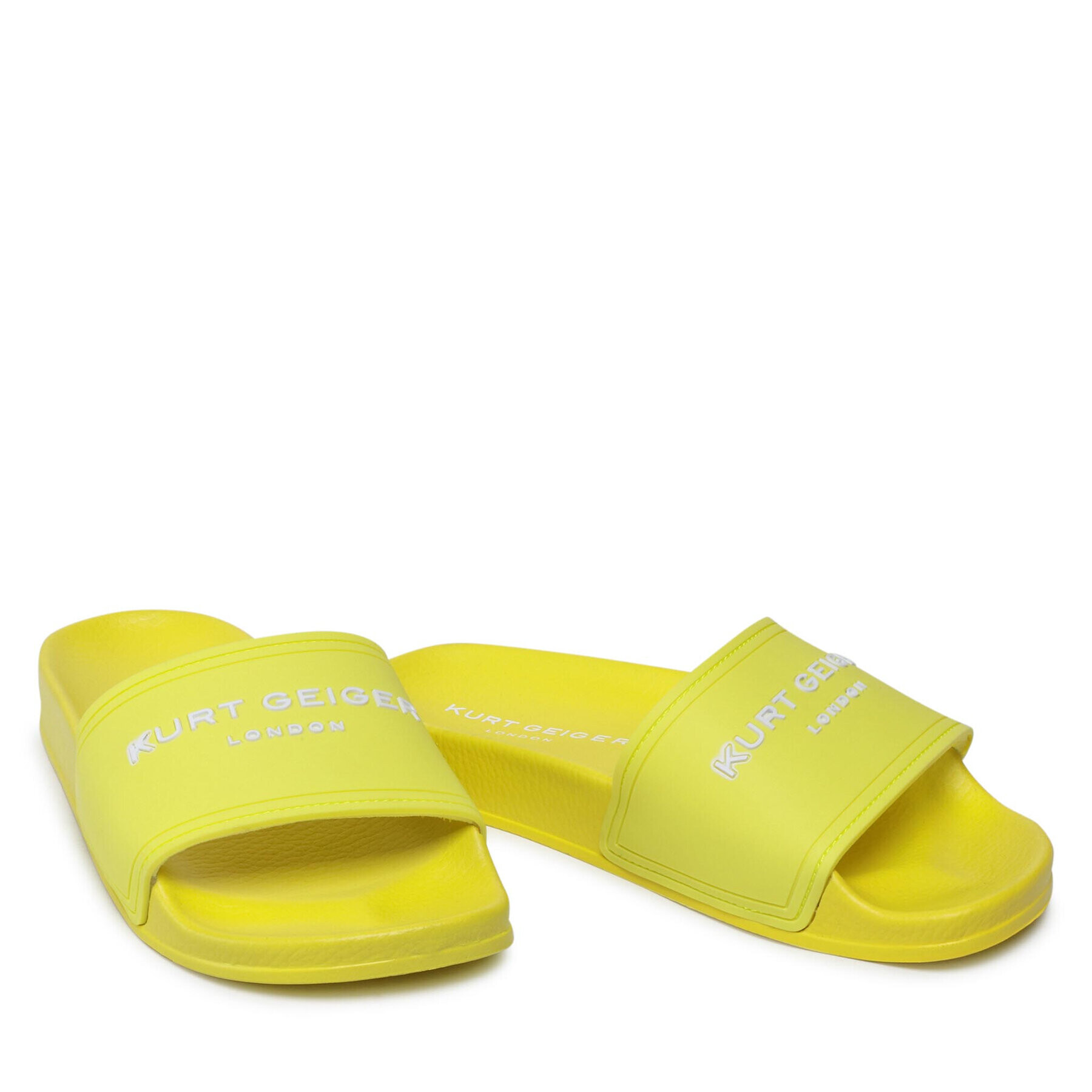 Kurt Geiger Șlapi Kgl Pool Slider 8121893979 Galben - Pled.ro