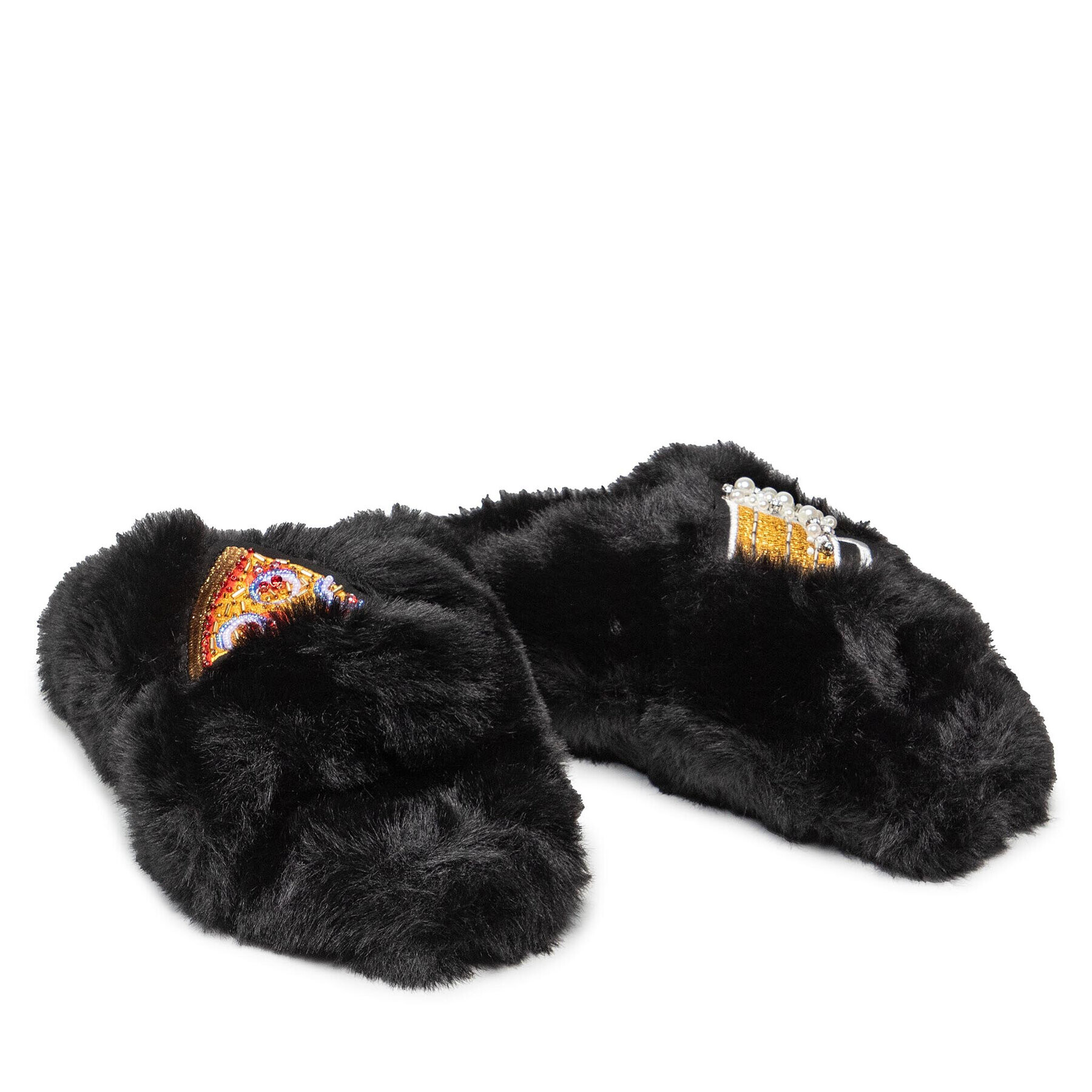 Kurt Geiger Papuci de casă Junkfort Slipper 8492800999 Negru - Pled.ro