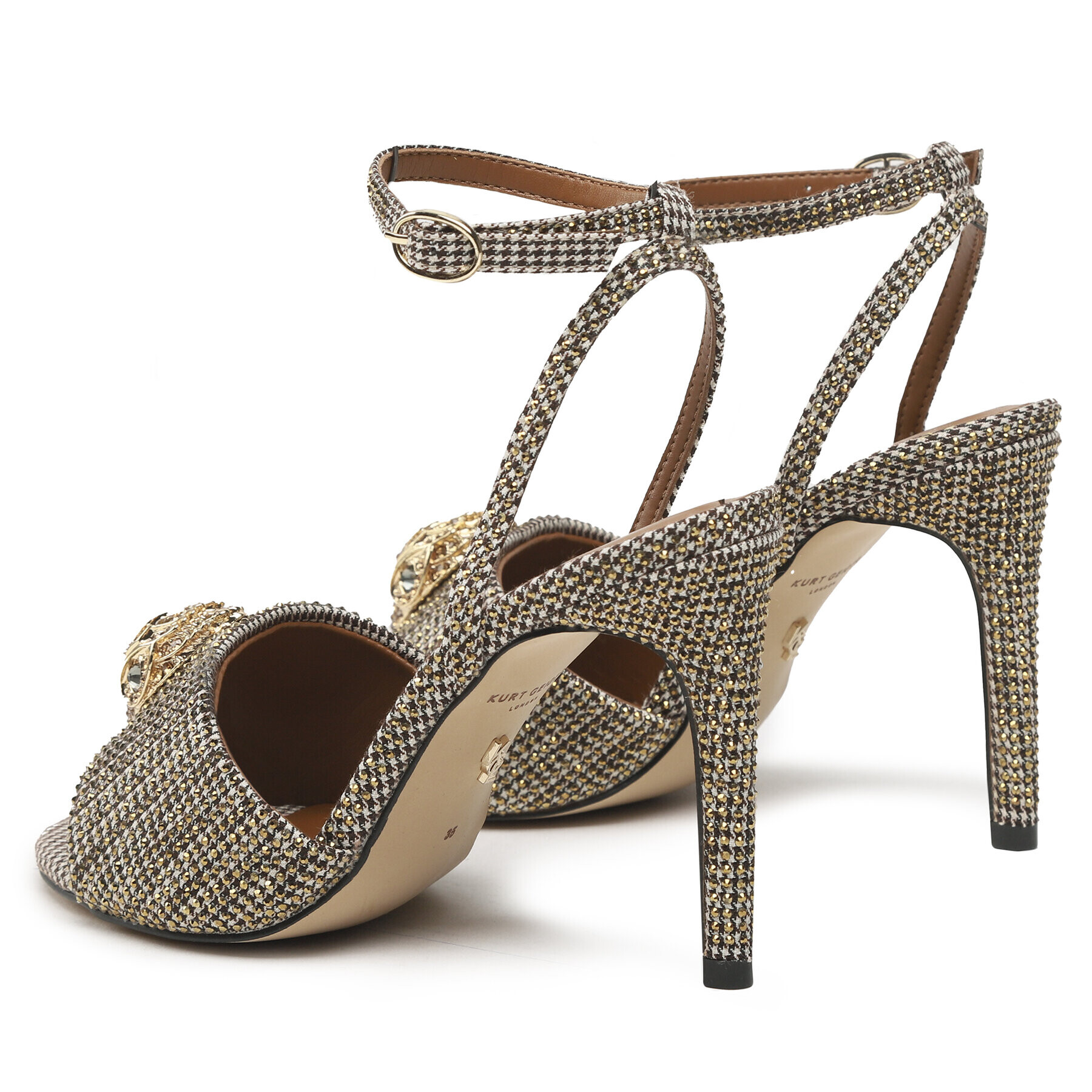 Kurt Geiger Sandale Kensington Sandal 8489940609 Auriu - Pled.ro