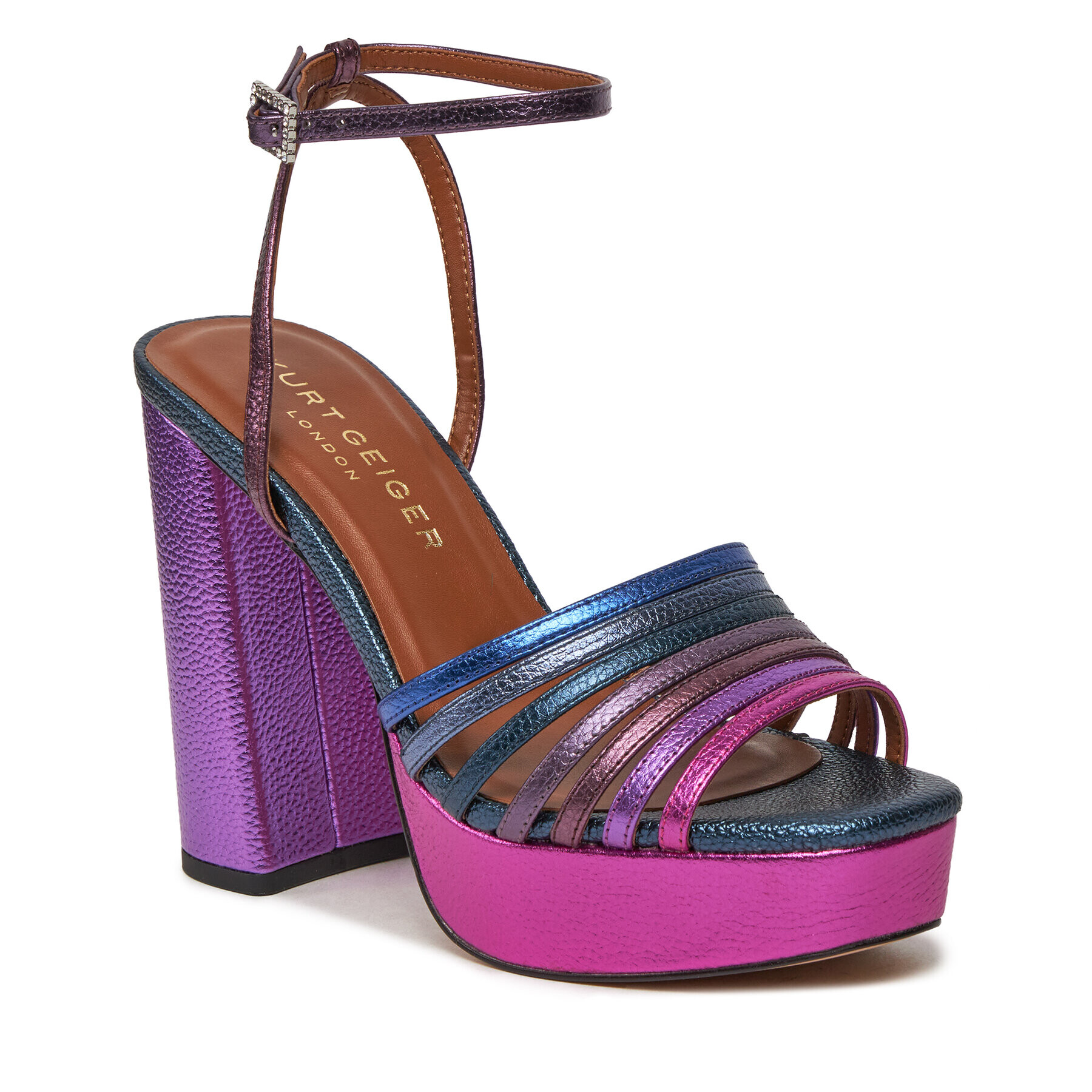 Kurt Geiger Sandale Pierra 8882290109 Violet - Pled.ro