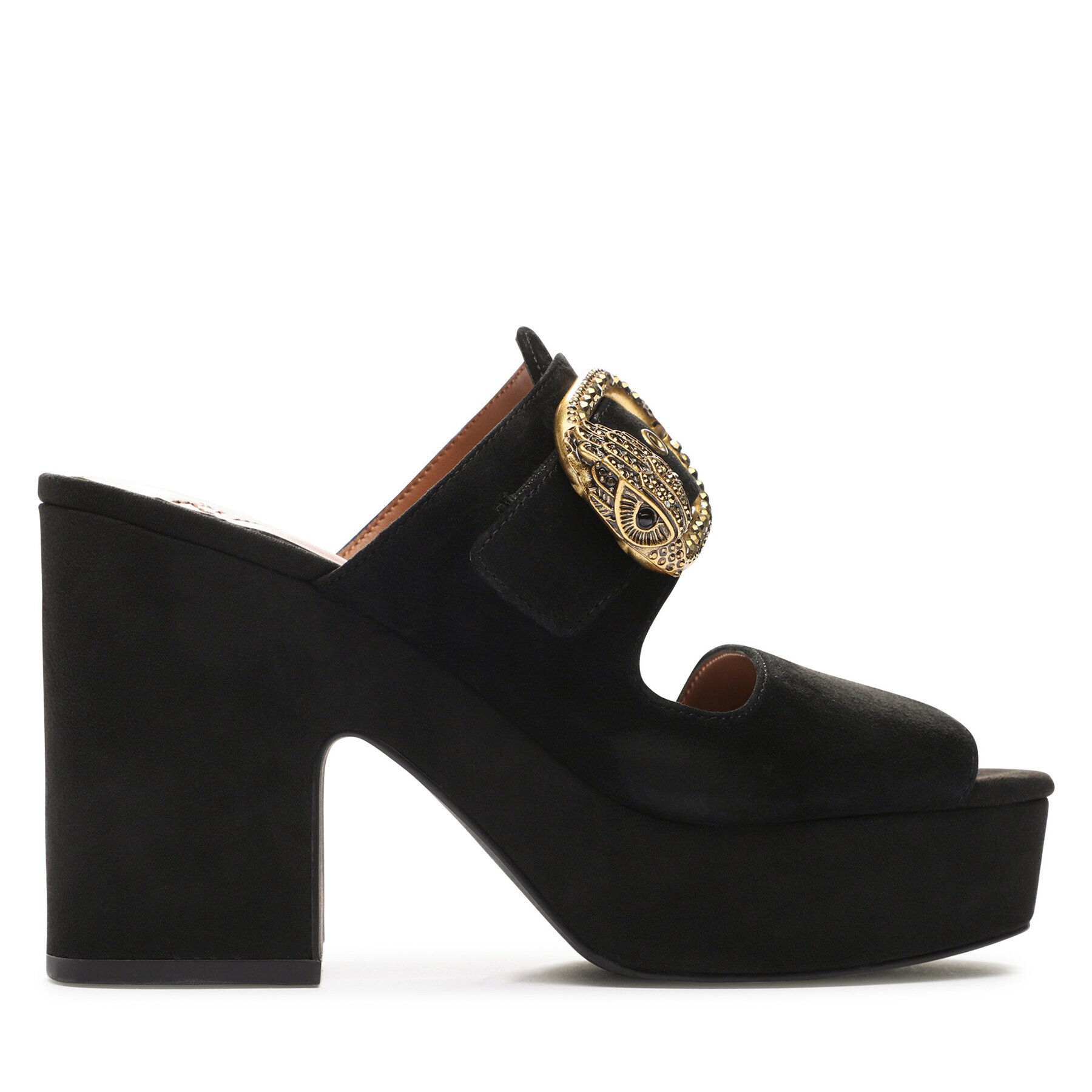 Kurt Geiger Șlapi 225-Mayfair Platform Sandal 9991000209 Negru - Pled.ro