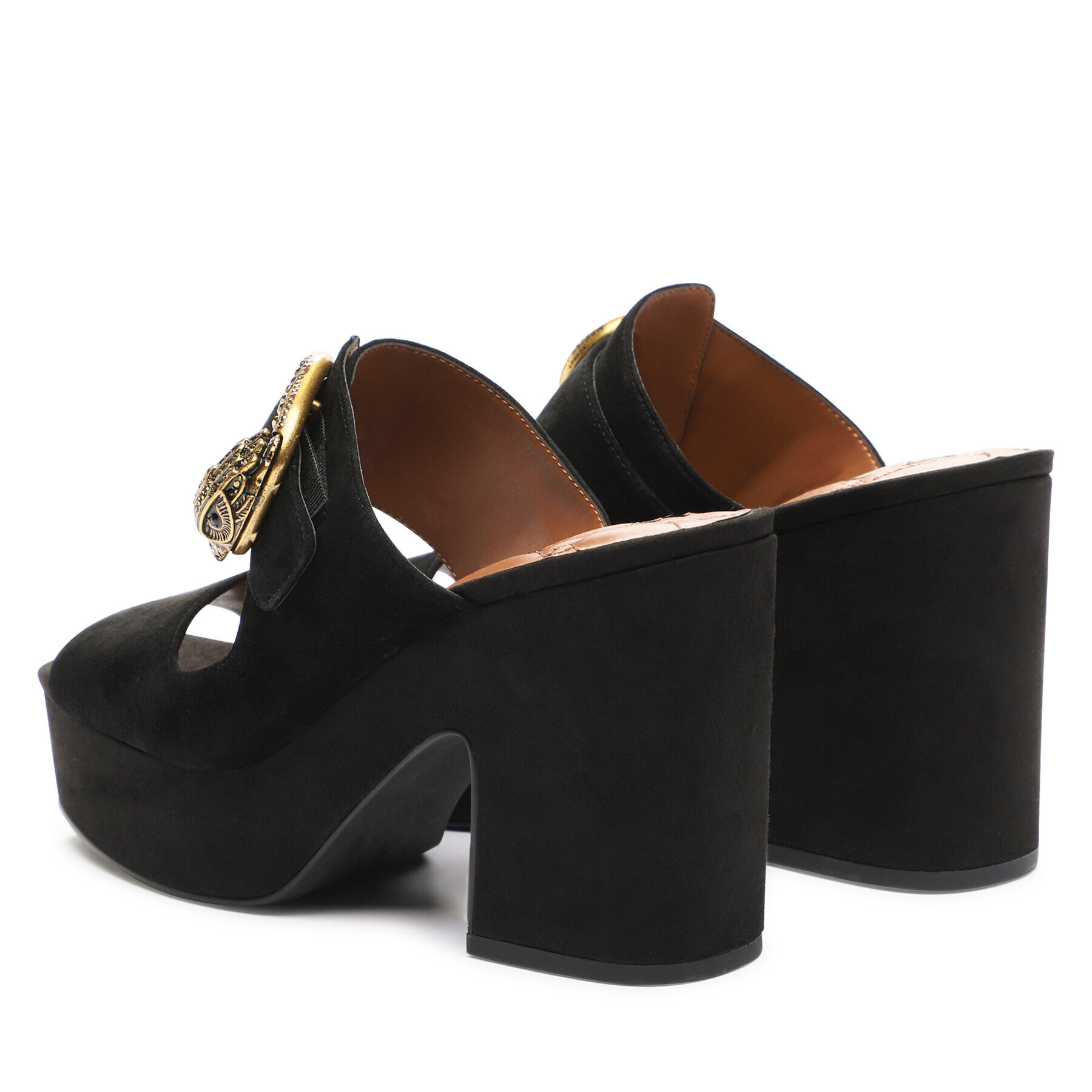 Kurt Geiger Șlapi 225-Mayfair Platform Sandal 9991000209 Negru - Pled.ro