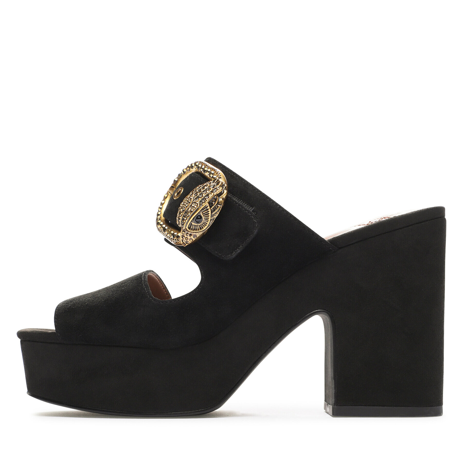 Kurt Geiger Șlapi 225-Mayfair Platform Sandal 9991000209 Negru - Pled.ro