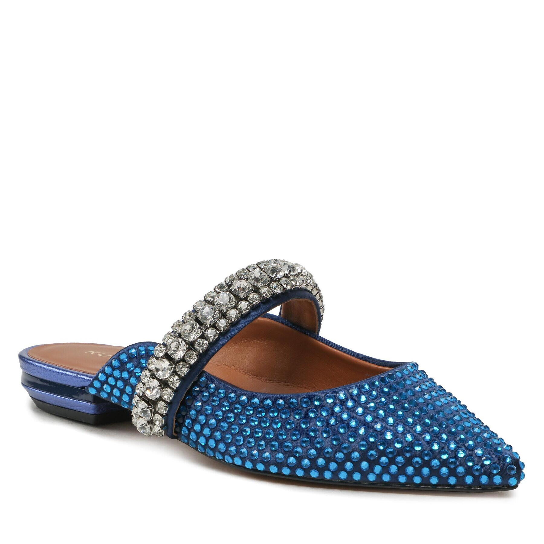 Kurt Geiger Șlapi Princely Crystals 9563081609 Albastru - Pled.ro