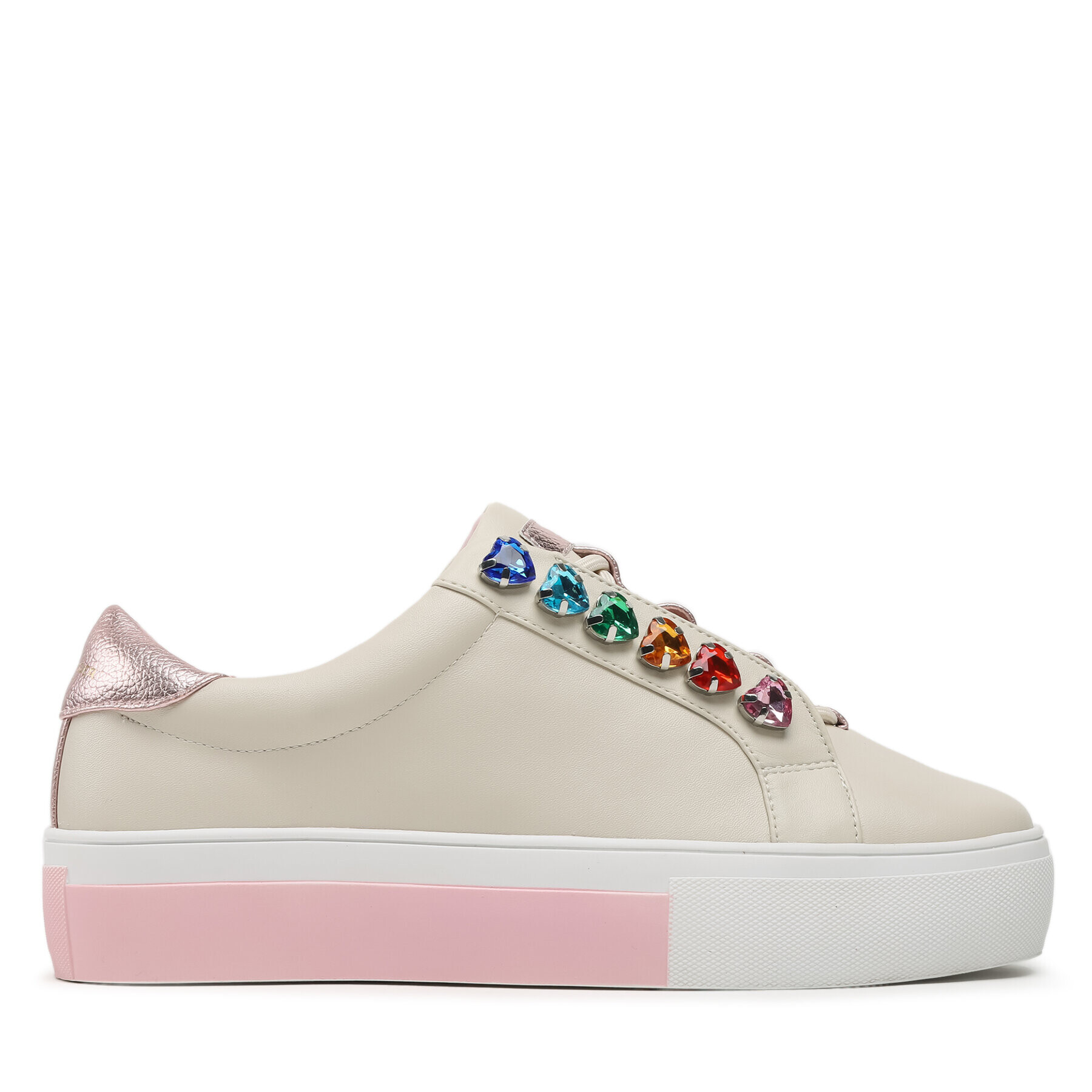 Kurt Geiger Sneakers Liviah Love 9565018109 Écru - Pled.ro