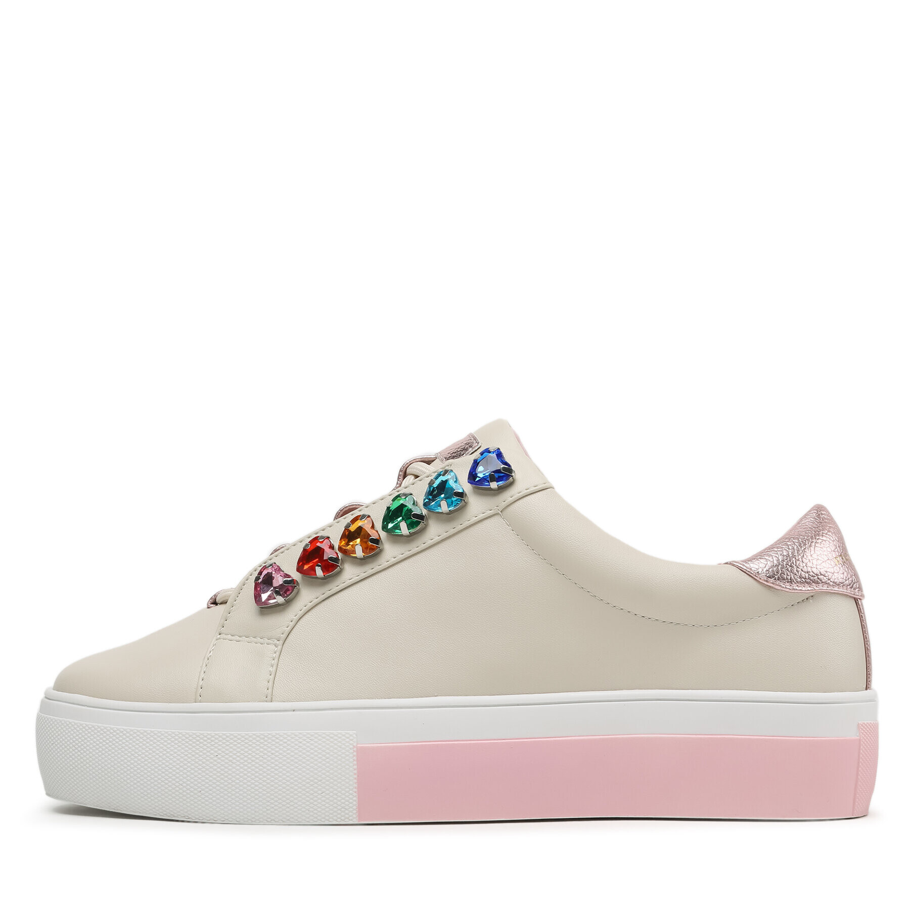 Kurt Geiger Sneakers Liviah Love 9565018109 Écru - Pled.ro