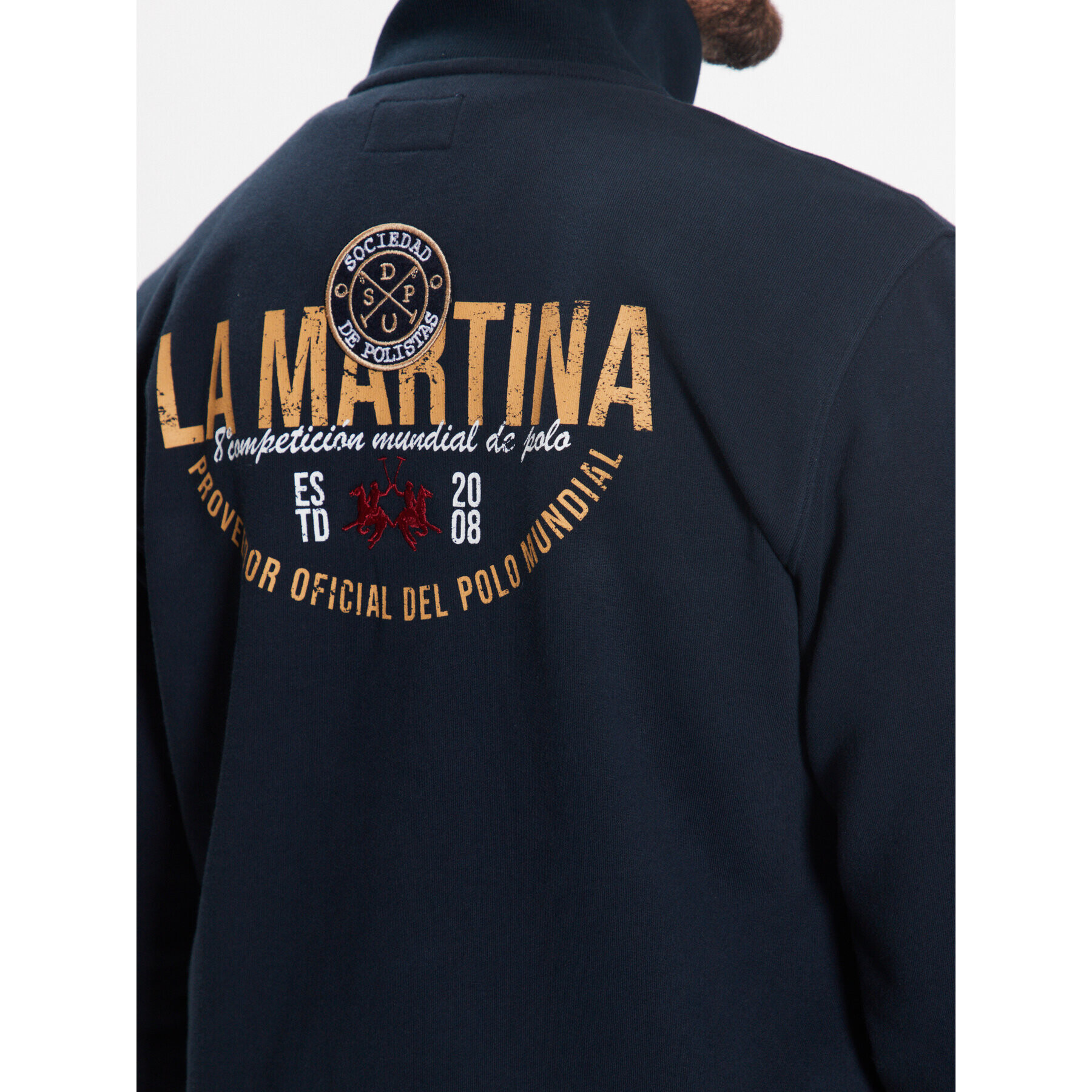 La Martina Bluză VMF601 FP533 Bleumarin Regular Fit - Pled.ro