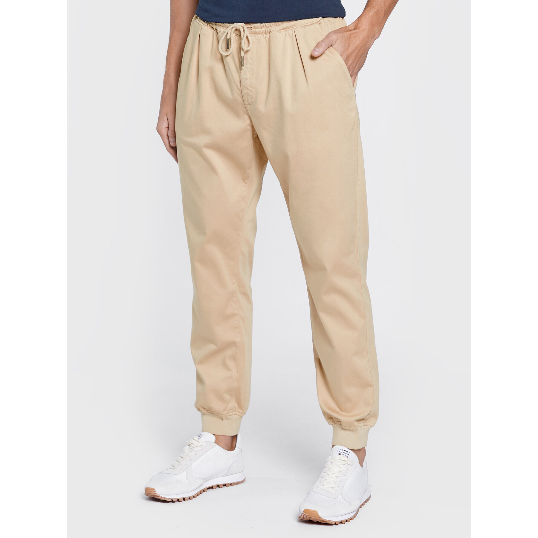 La Martina Joggers UMT004 RA123 Bej Regular Fit - Pled.ro