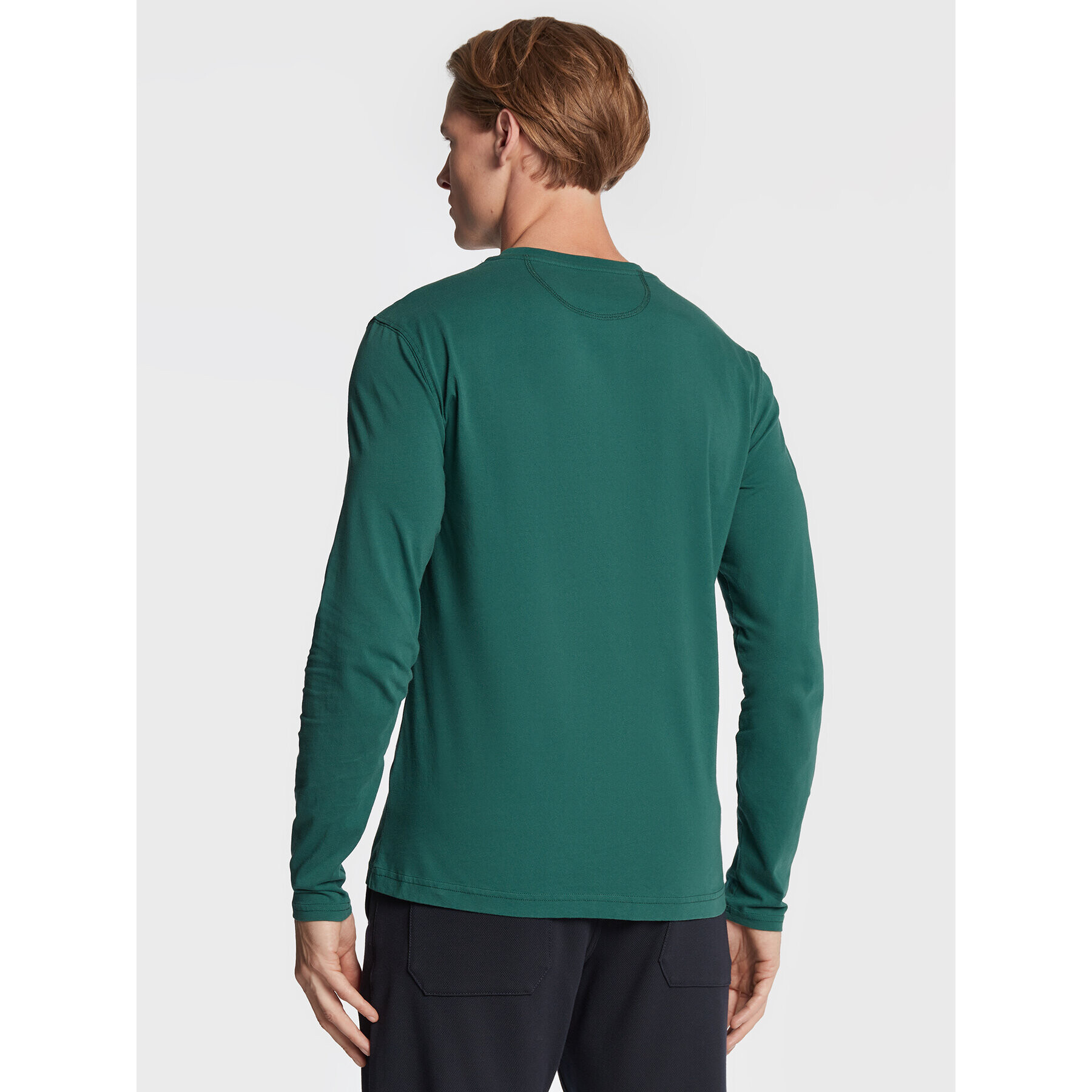 La Martina Longsleeve UMR003 JS206 Verde Regular Fit - Pled.ro