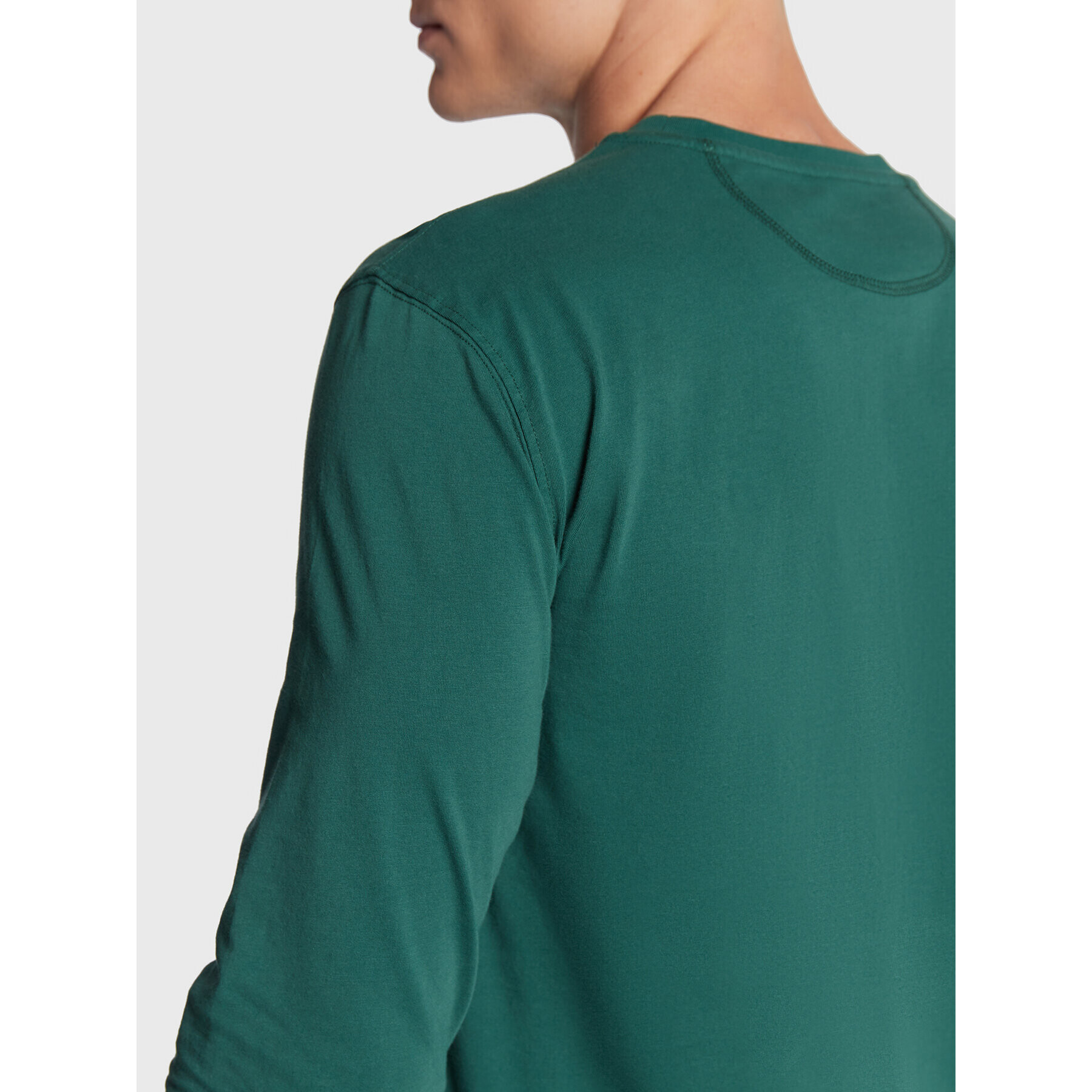 La Martina Longsleeve UMR003 JS206 Verde Regular Fit - Pled.ro