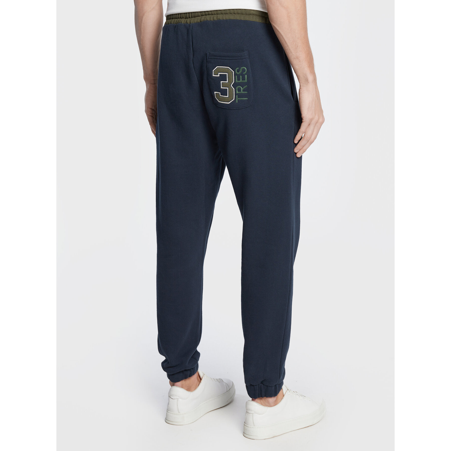 La Martina Pantaloni trening UMT600 FP529 Bleumarin Regular Fit - Pled.ro