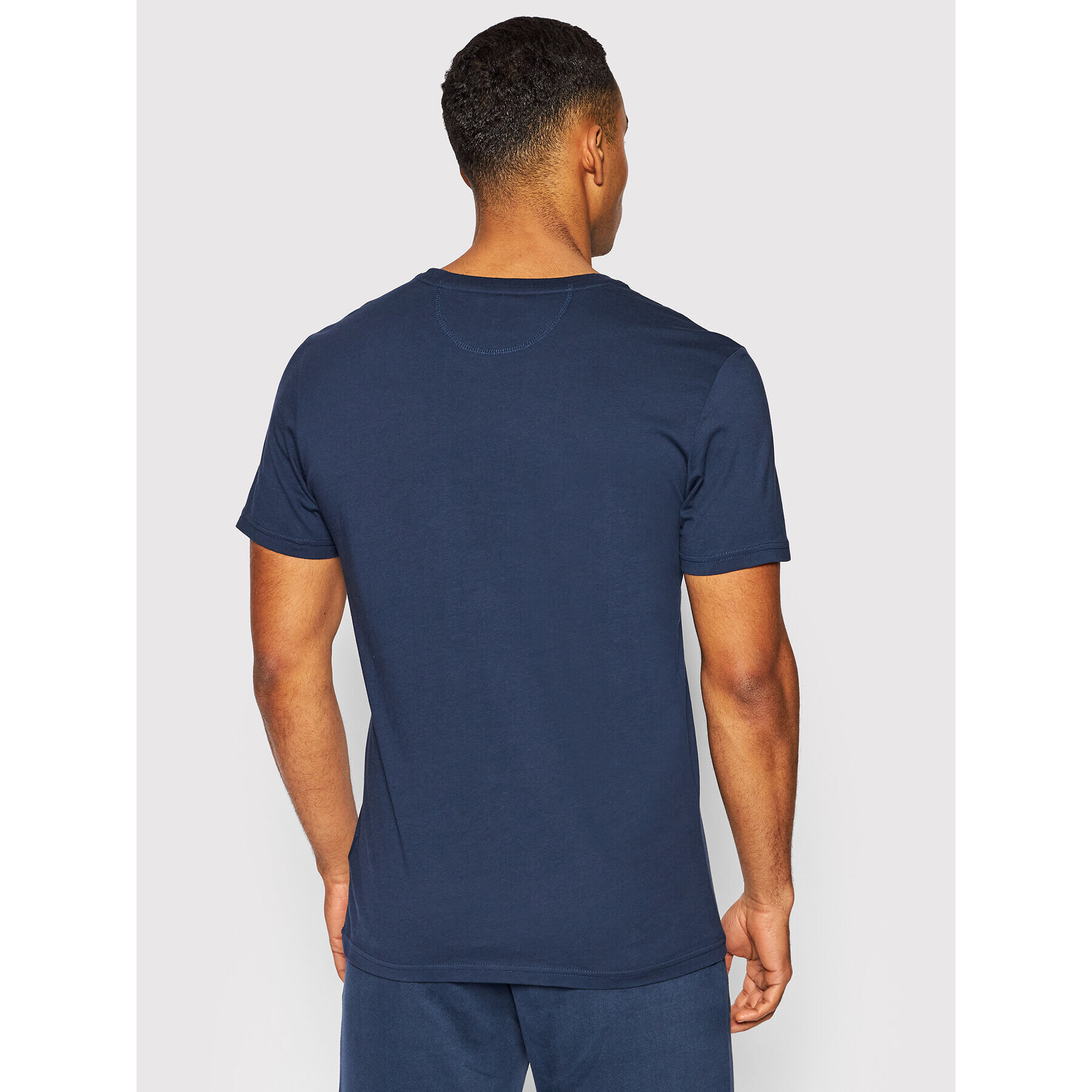 La Martina Tricou CCMR05 JS206 Bleumarin Regular Fit - Pled.ro