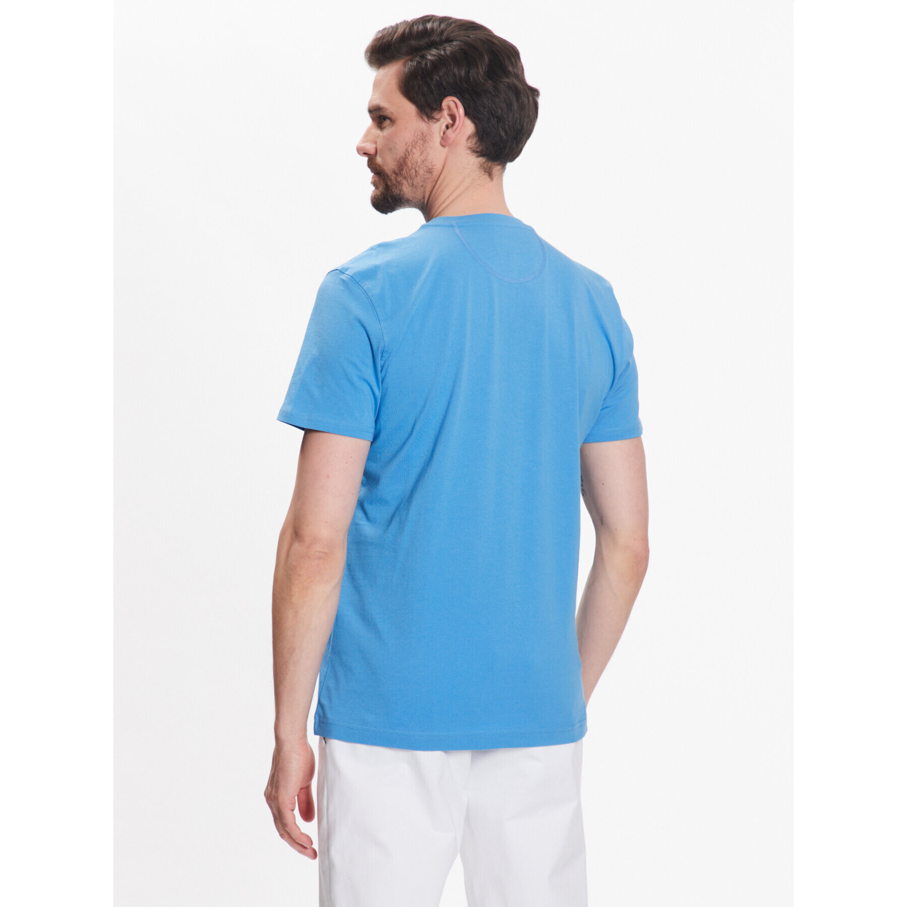 La Martina Tricou VMR001 JS206 Albastru Regular Fit - Pled.ro