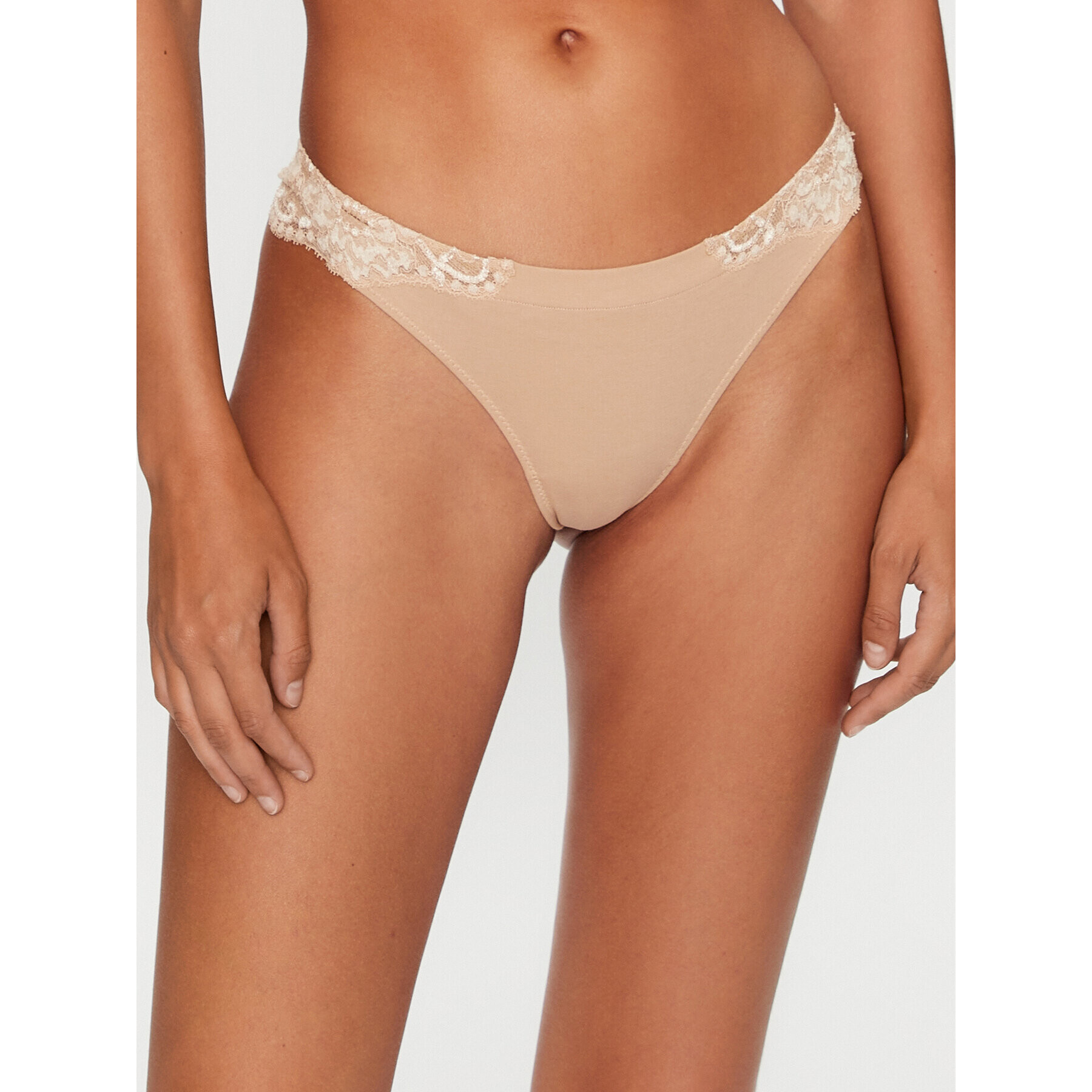 La Perla Chilot tanga 0021058 Bej - Pled.ro