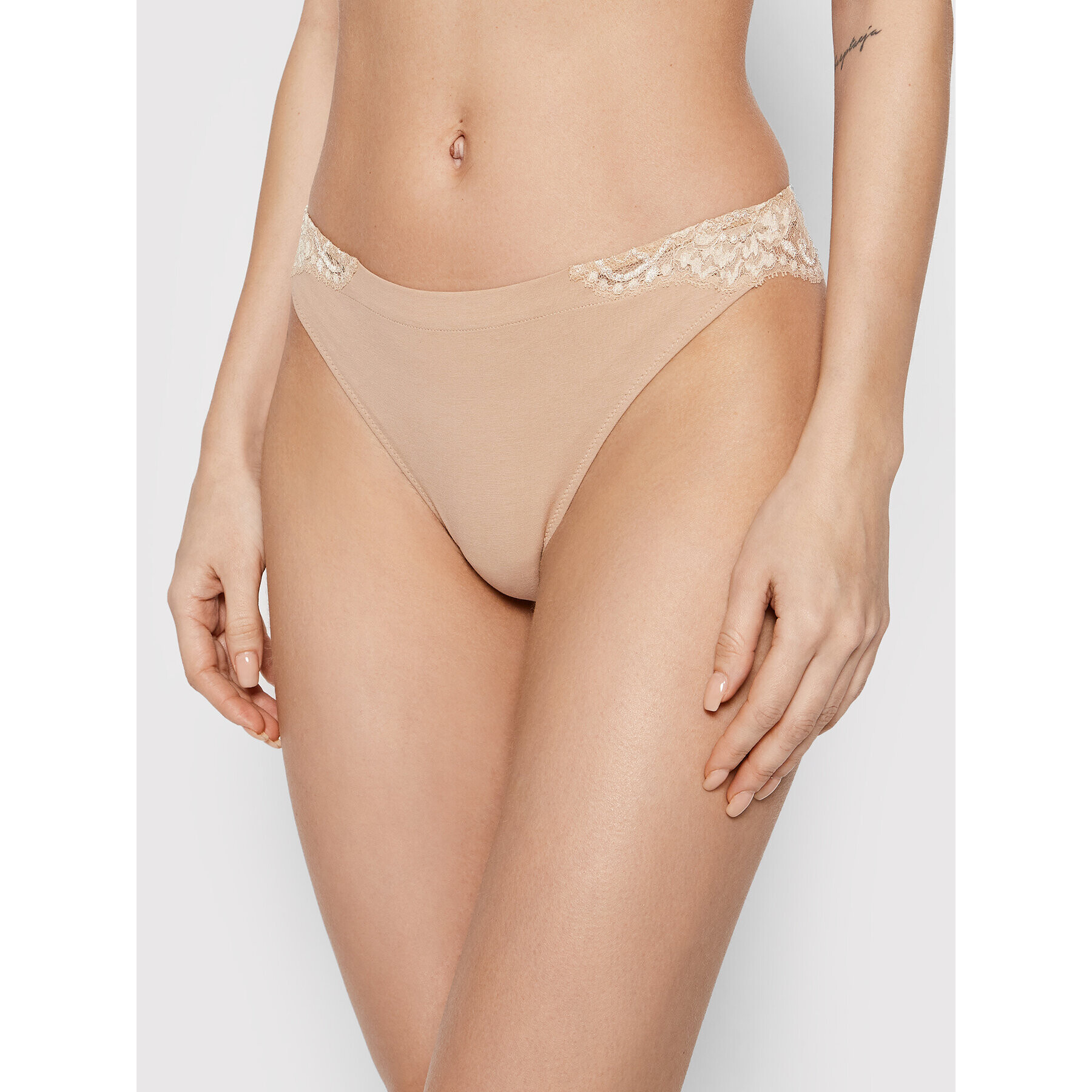 La Perla Chilot tanga 21058 Bej - Pled.ro