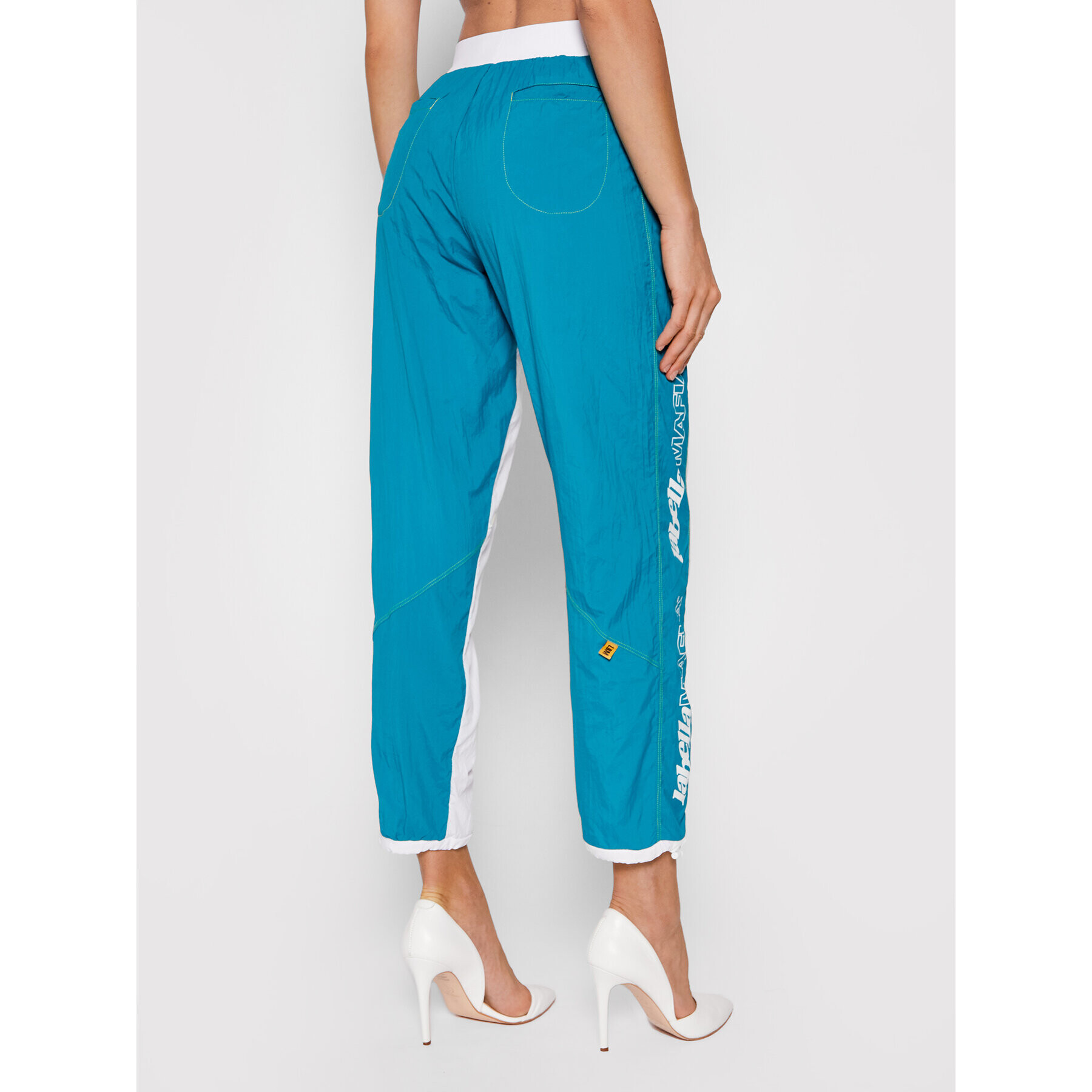 LaBellaMafia Pantaloni trening 21719 Alb Regular Fit - Pled.ro