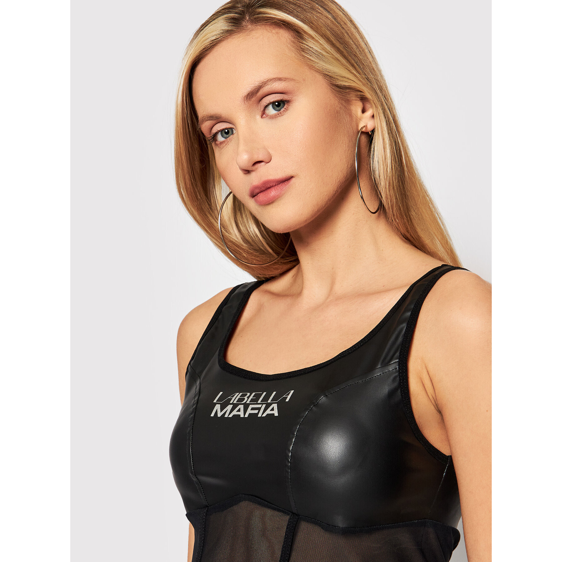 LaBellaMafia Top 23058 Negru Regular Fit - Pled.ro