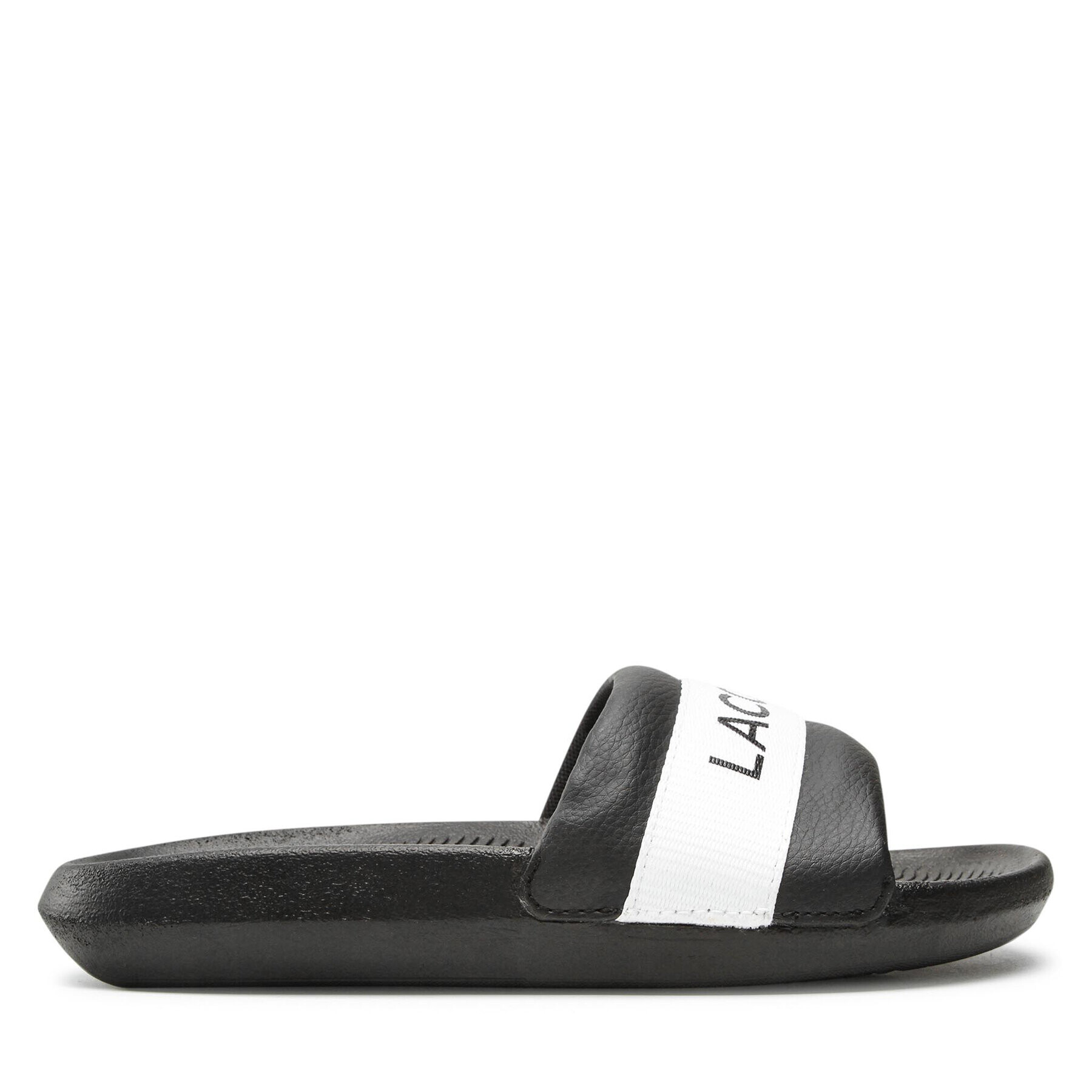 Lacoste Șlapi Croco Slide 0721 1 Cfa 7-41CFA0011312 Negru - Pled.ro