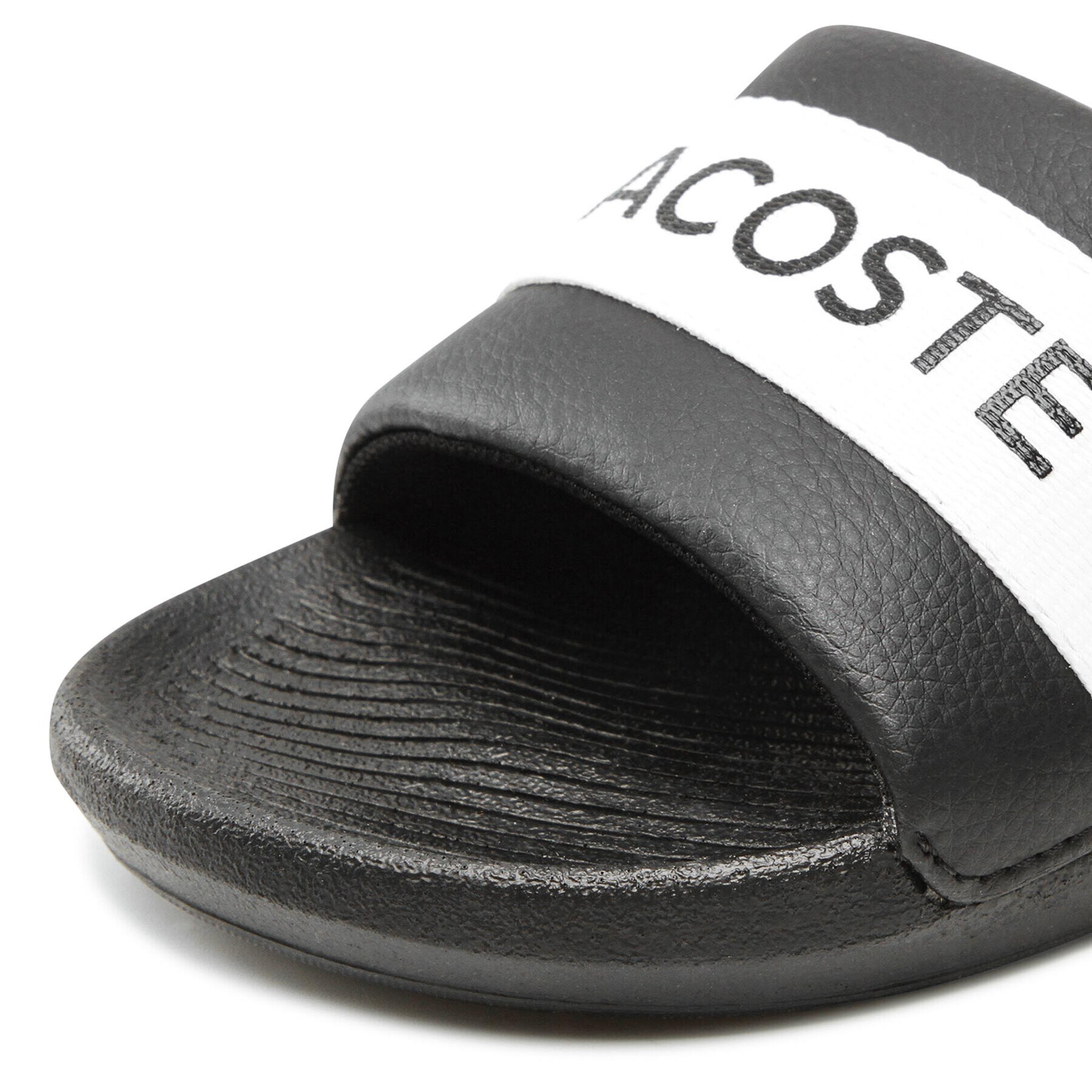 Lacoste Șlapi Croco Slide 0721 1 Cfa 7-41CFA0011312 Negru - Pled.ro