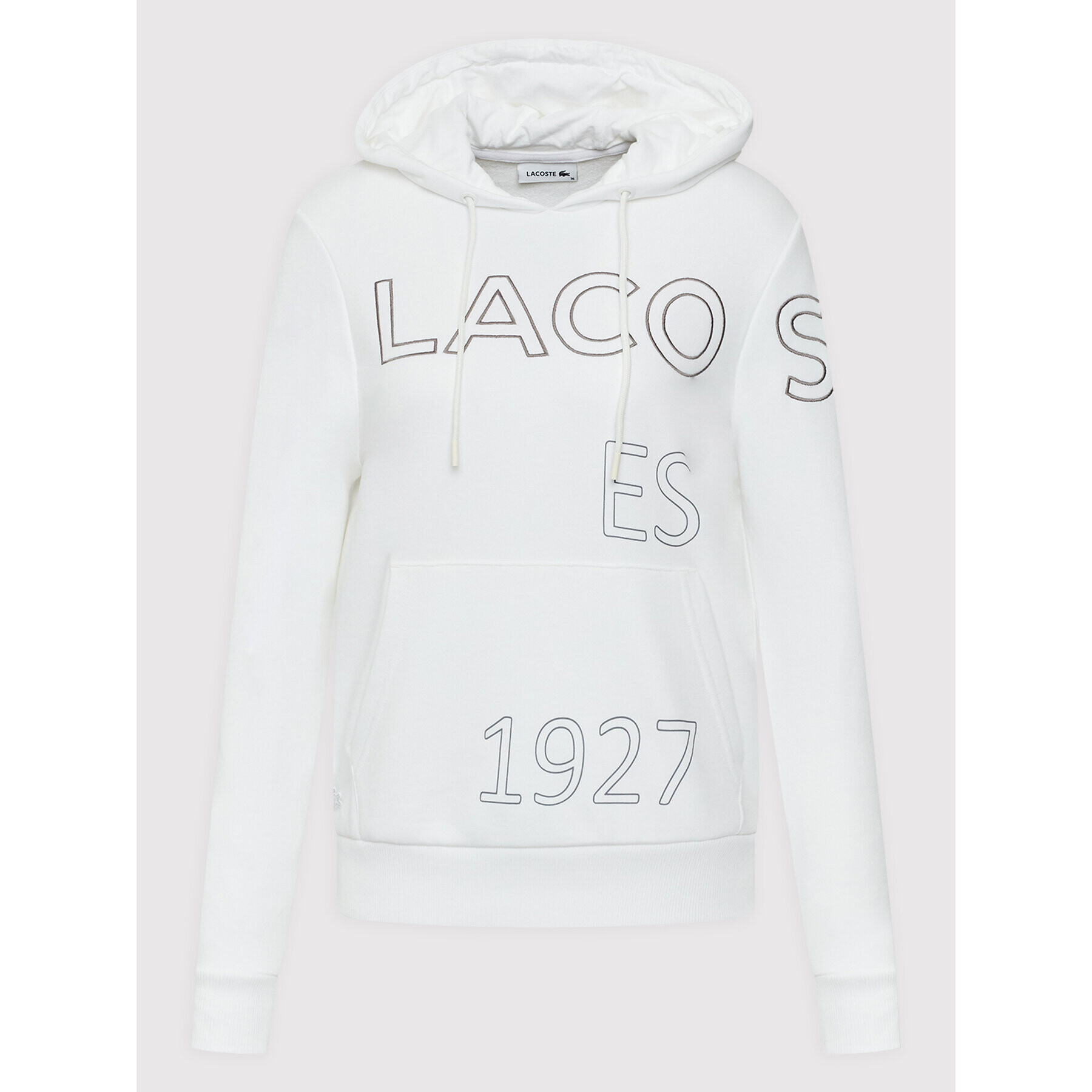 Lacoste Bluză SF0205 Alb Regular Fit - Pled.ro