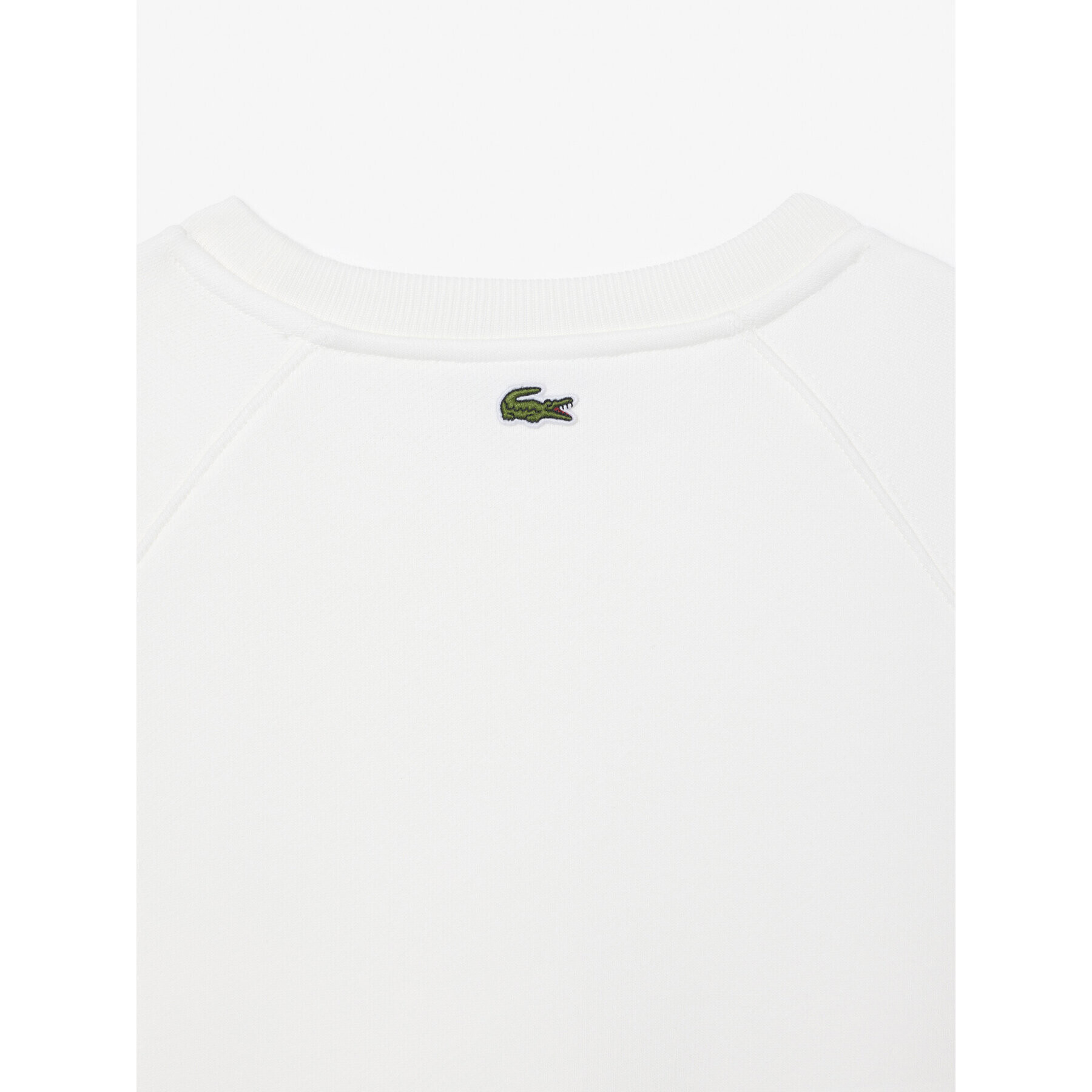 Lacoste Bluză SF0852 Écru Relaxed Fit - Pled.ro