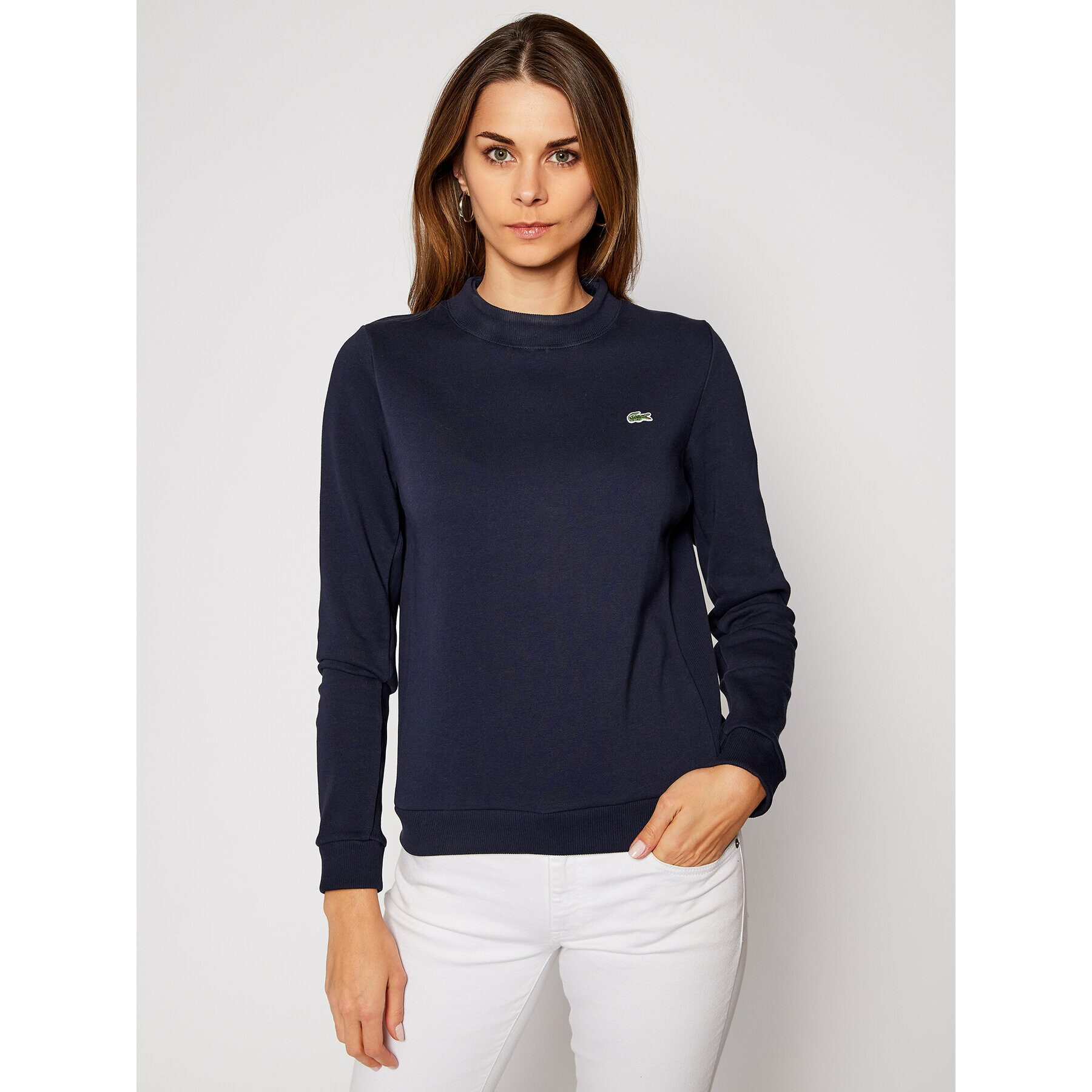 Lacoste Bluză SF2133 Bleumarin Regular Fit - Pled.ro