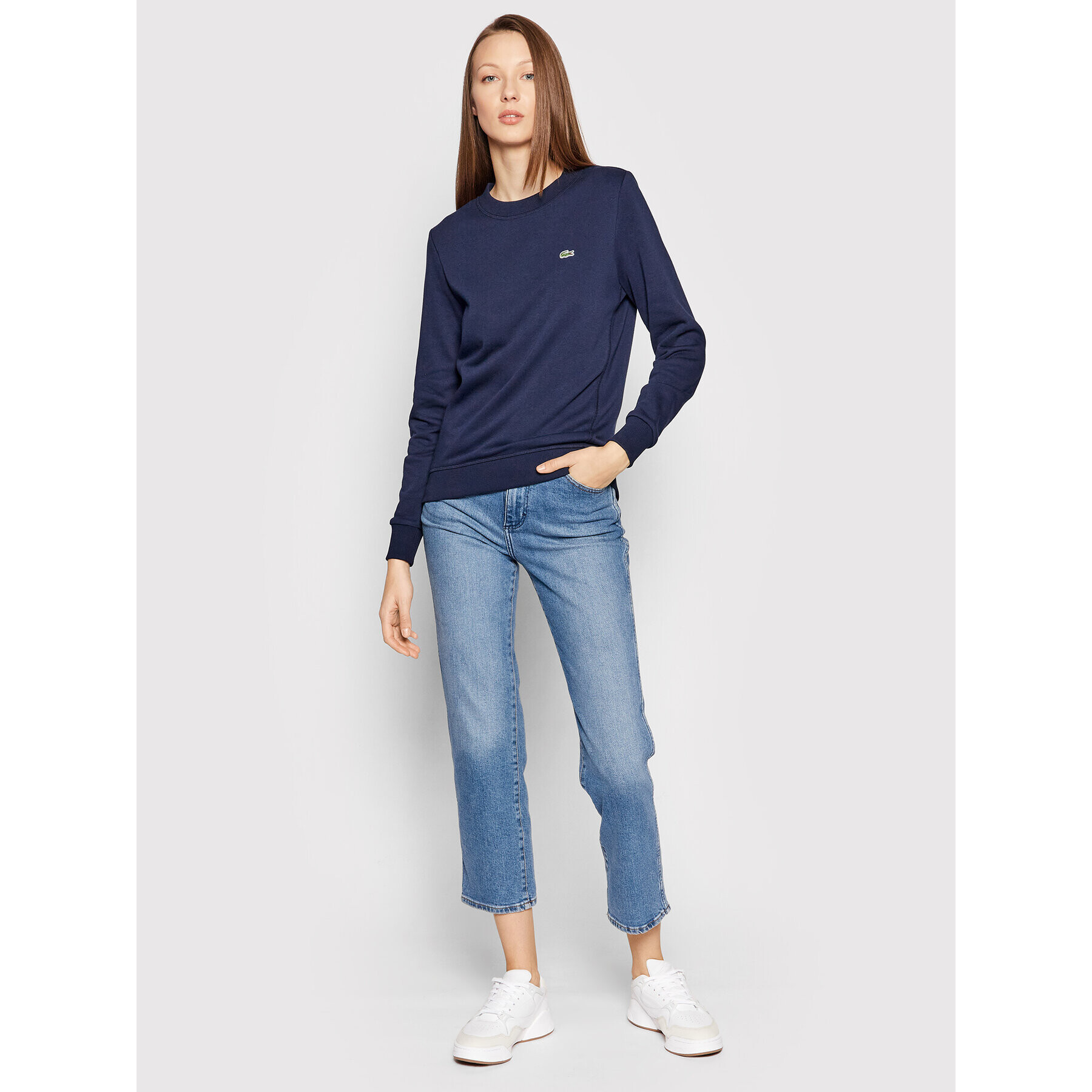 Lacoste Bluză SF7089 Bleumarin Regular Fit - Pled.ro