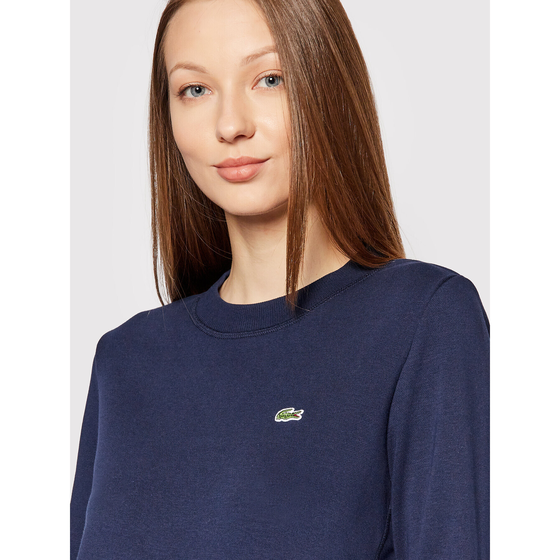 Lacoste Bluză SF7089 Bleumarin Regular Fit - Pled.ro