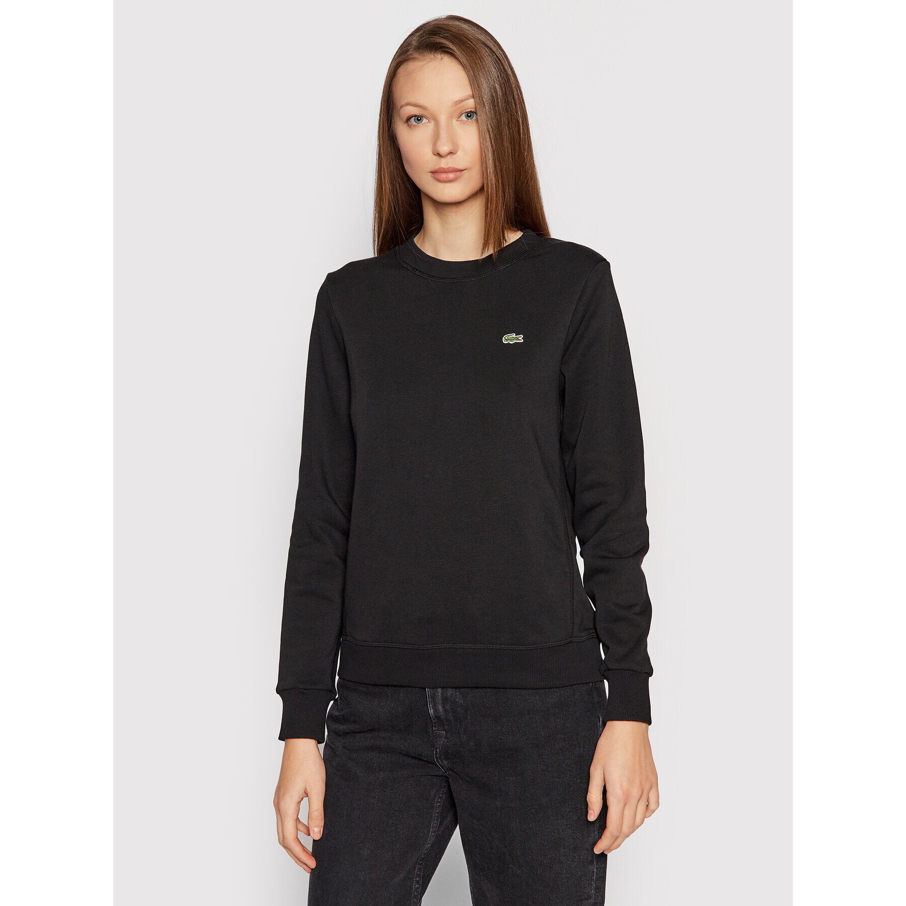 Lacoste Bluză SF7089 Negru Regular Fit - Pled.ro