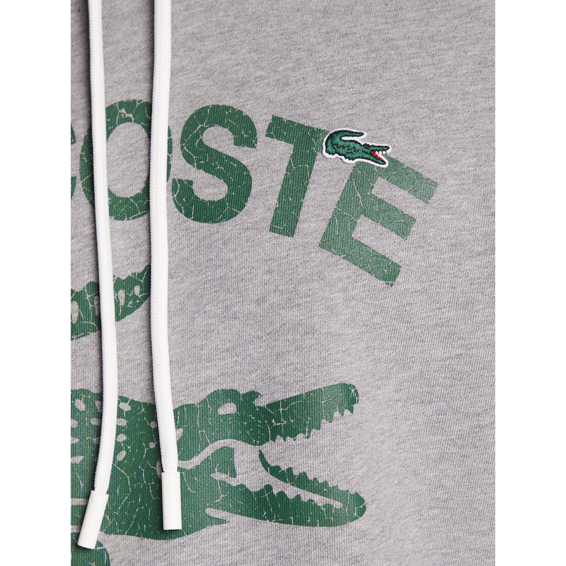 Lacoste Bluză SH0107 Gri Loose Fit - Pled.ro