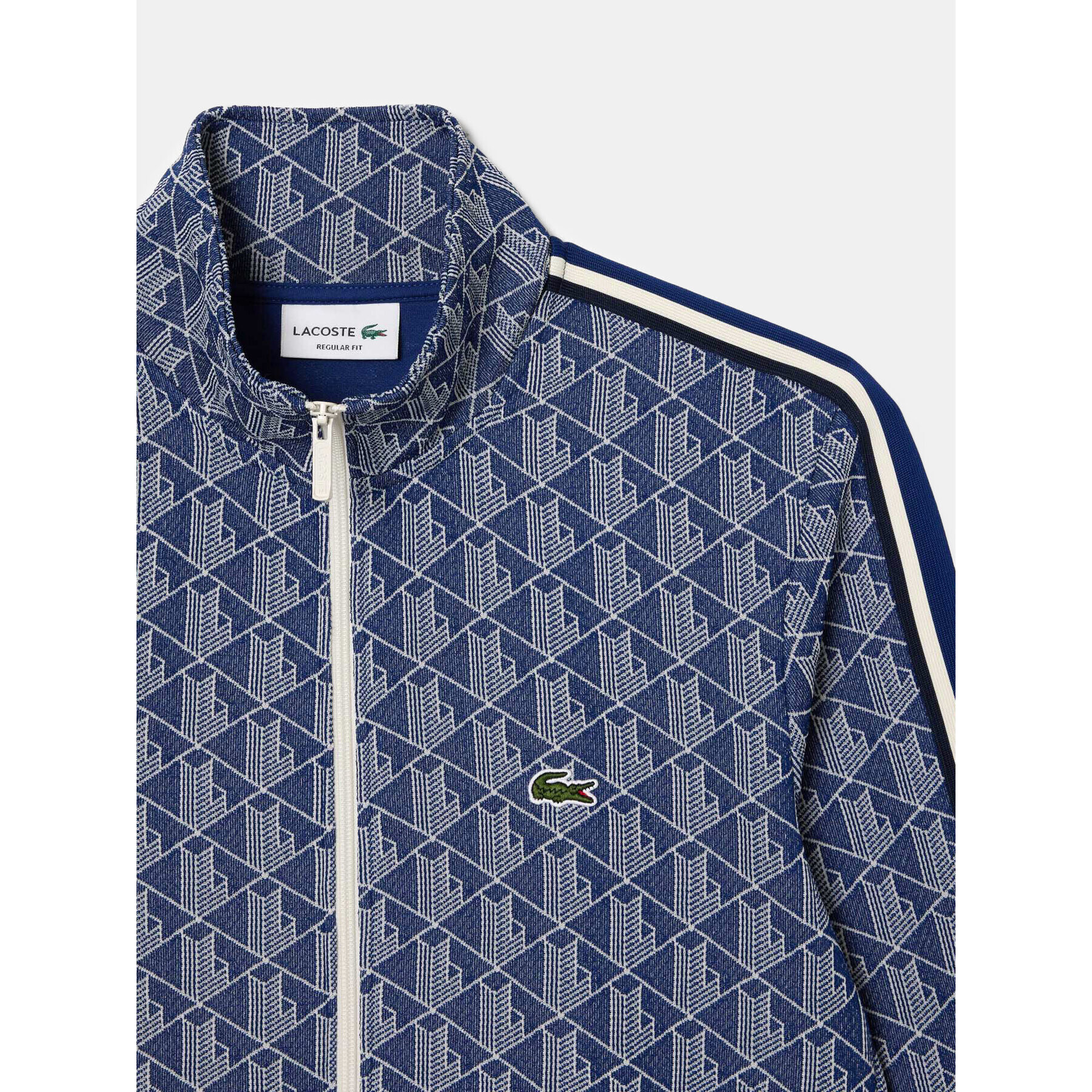 Lacoste Bluză SH1368 Albastru Regular Fit - Pled.ro