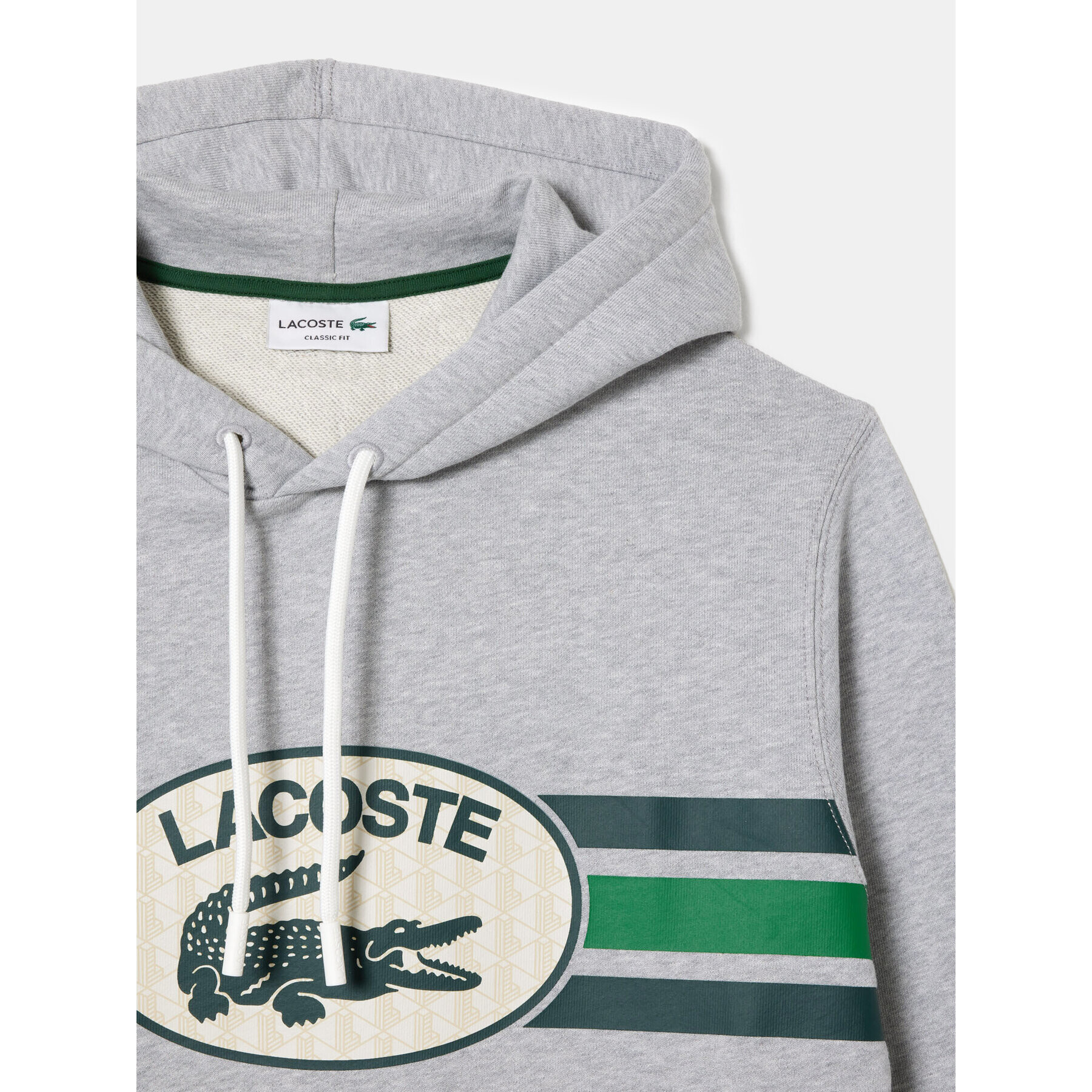 Lacoste Bluză SH1413 Gri Regular Fit - Pled.ro