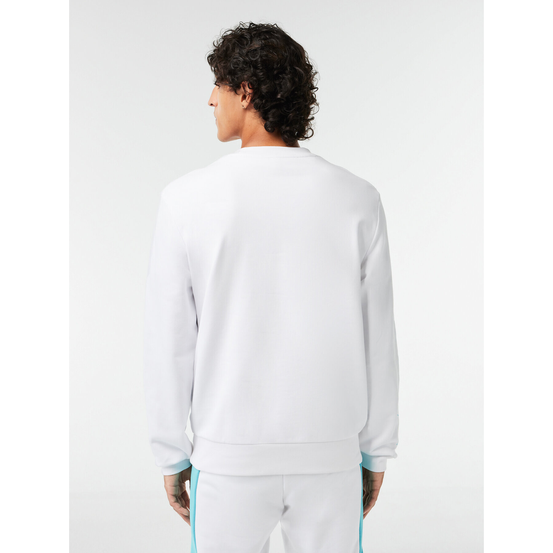 Lacoste Bluză SH1433 Alb Classic Fit - Pled.ro