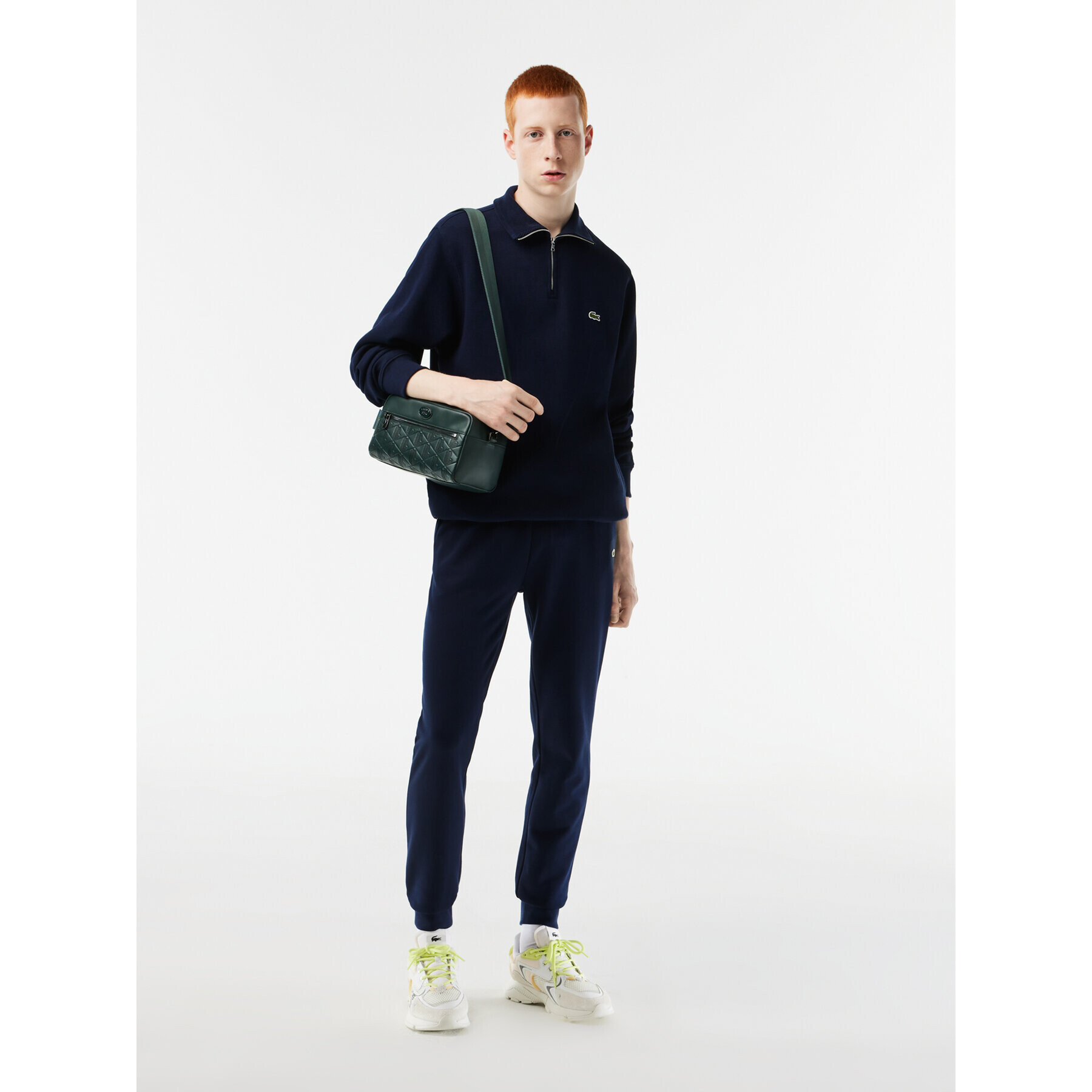 Lacoste Bluză SH1927 Bleumarin Classic Fit - Pled.ro