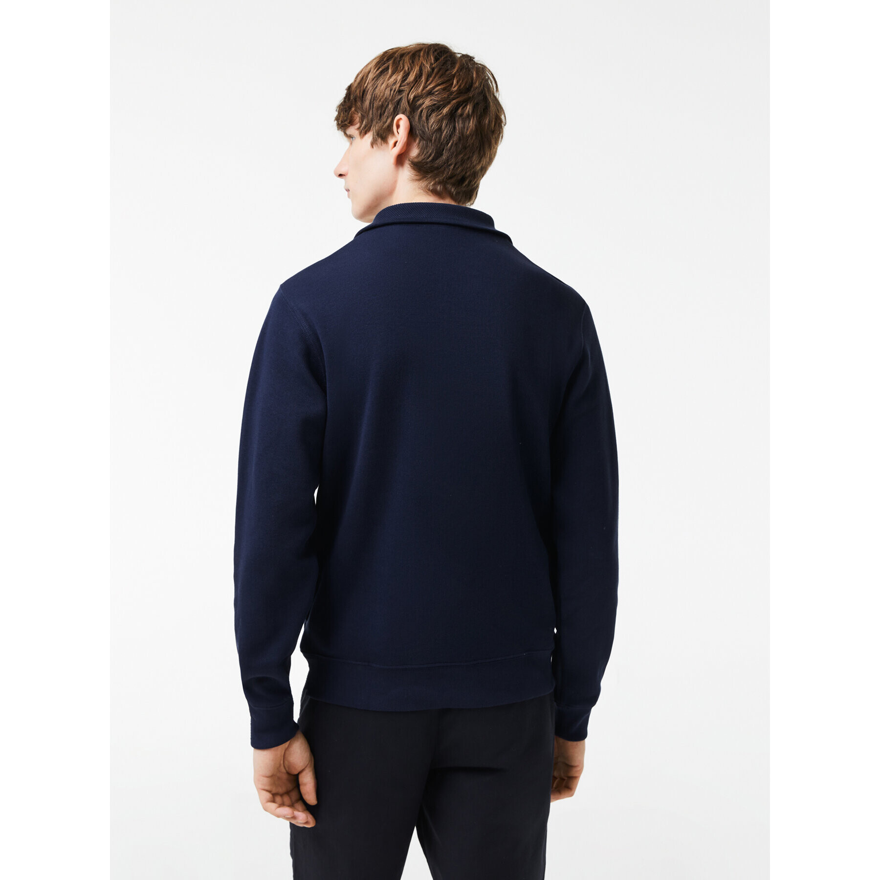 Lacoste Bluză SH1927 Bleumarin Classic Fit - Pled.ro