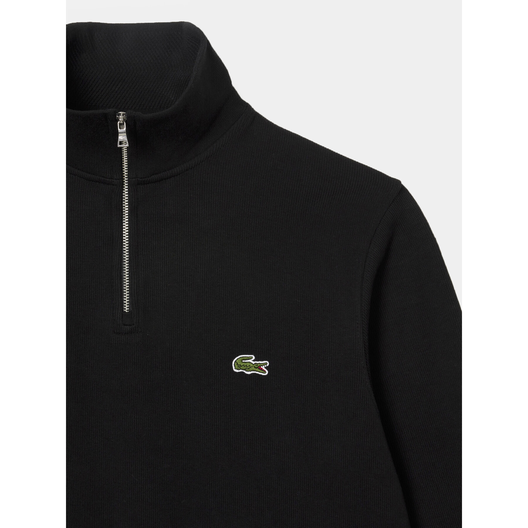 Lacoste Bluză SH1927 Negru Classic Fit - Pled.ro