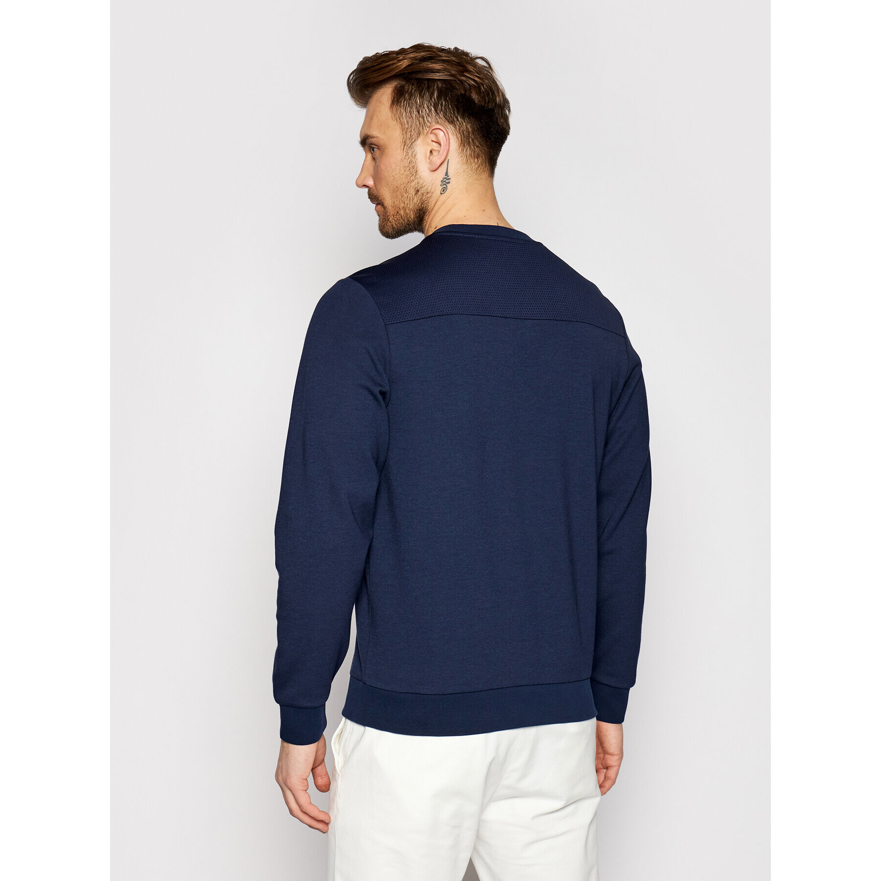 Lacoste Bluză SH9604 Bleumarin Regular Fit - Pled.ro