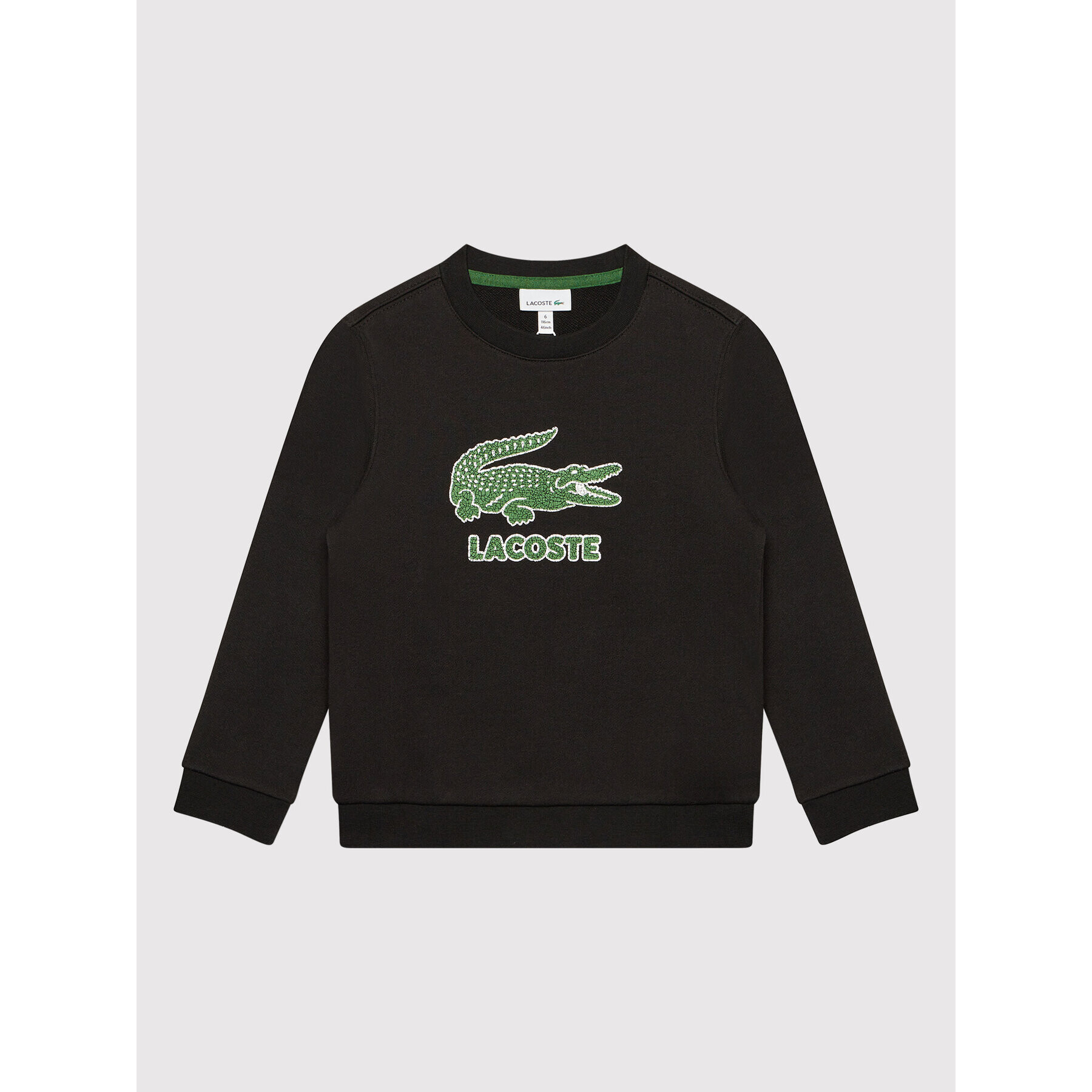 Lacoste Bluză SJ1964 Negru Regular Fit - Pled.ro