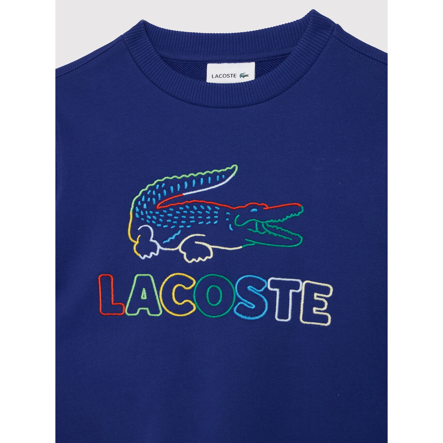 Lacoste Bluză SJ2583 Bleumarin Regular Fit - Pled.ro