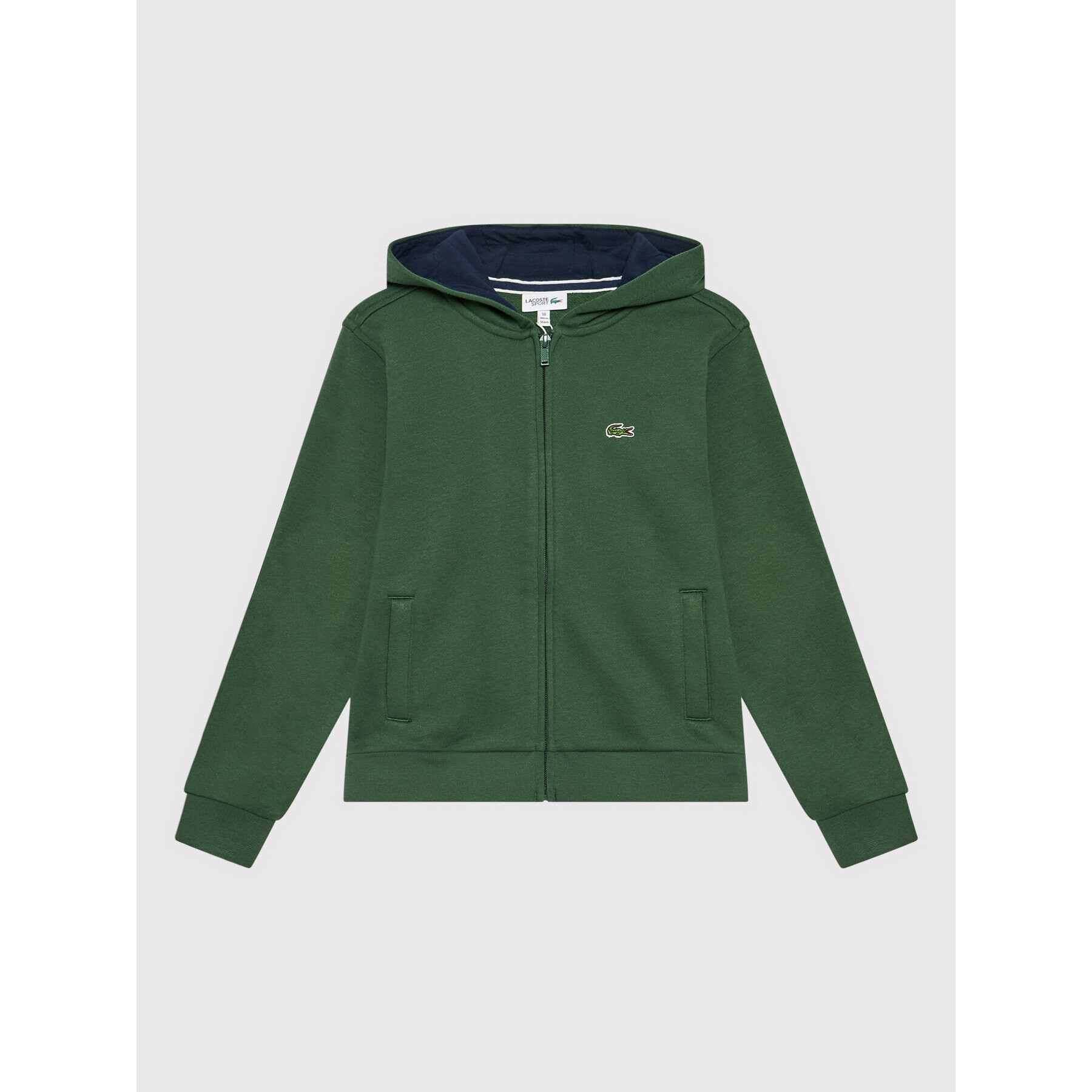 Lacoste Bluză SJ2903 Verde Regular Fit - Pled.ro