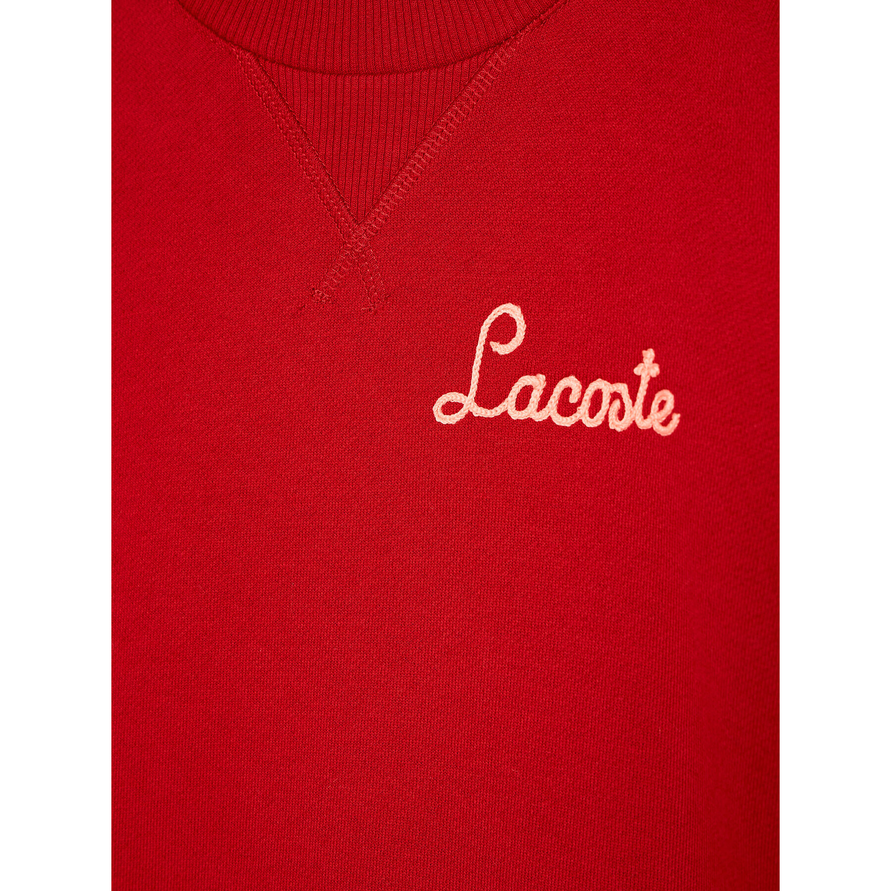 Lacoste Bluză SJ6840 Roșu Regular Fit - Pled.ro