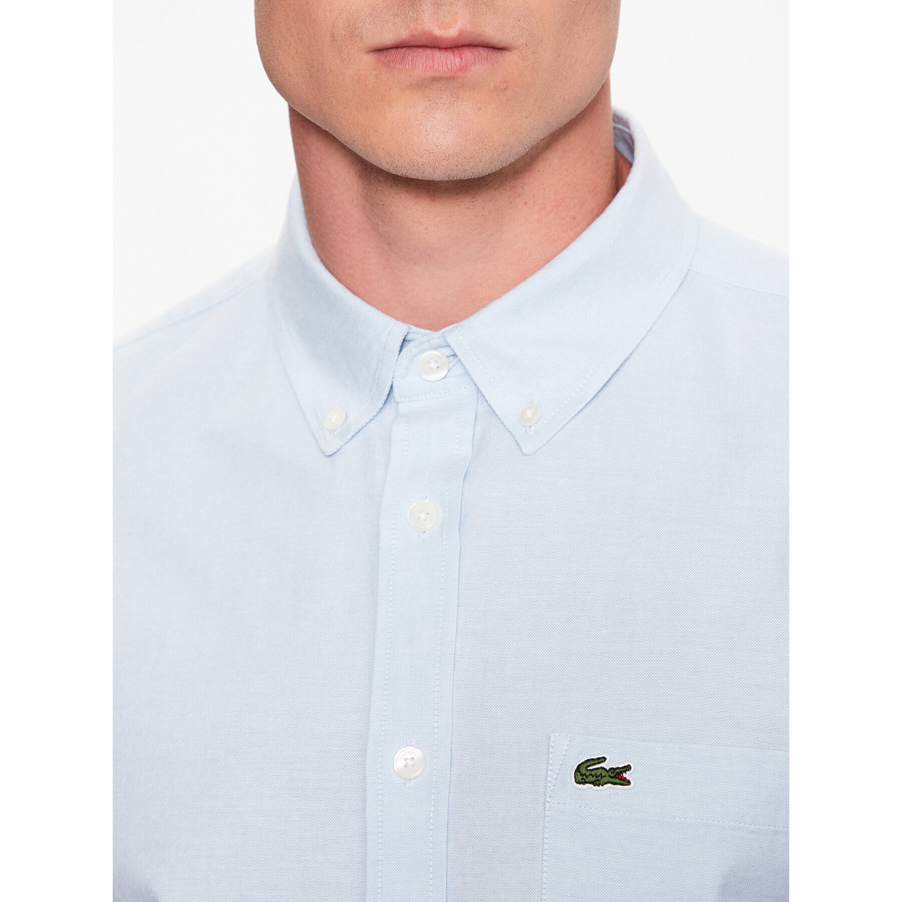 Lacoste Cămașă CH0219 Albastru Regular Fit - Pled.ro