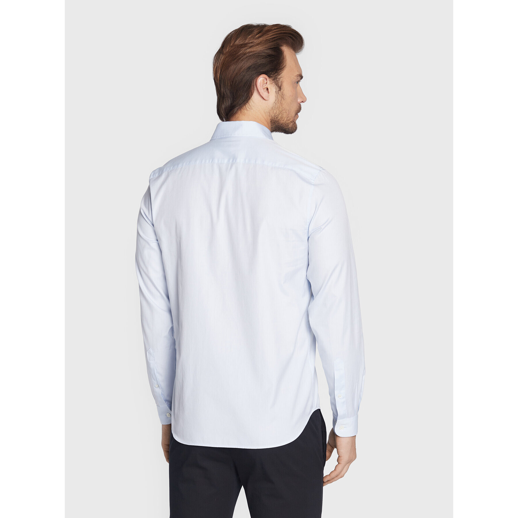 Lacoste Cămașă CH1843 Albastru Slim Fit - Pled.ro