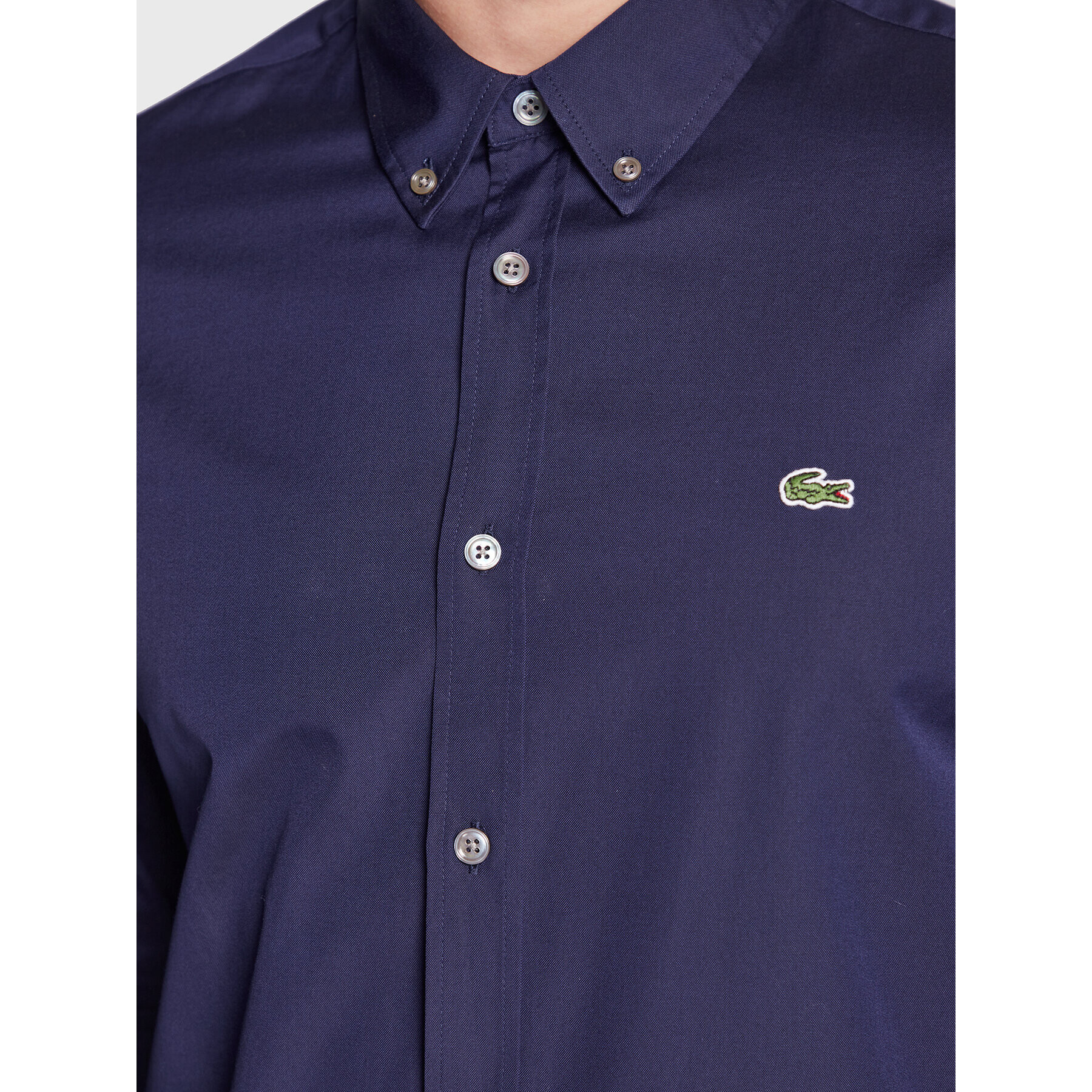 Lacoste Cămașă CH1843 Bleumarin Slim Fit - Pled.ro