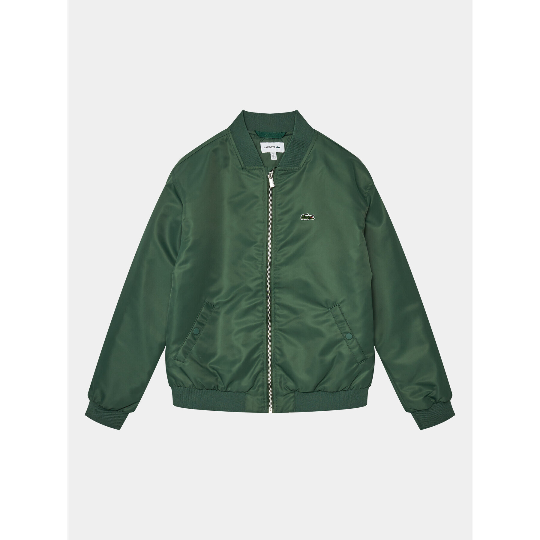 Lacoste Geacă bomber BJ9731 Verde Regular Fit - Pled.ro