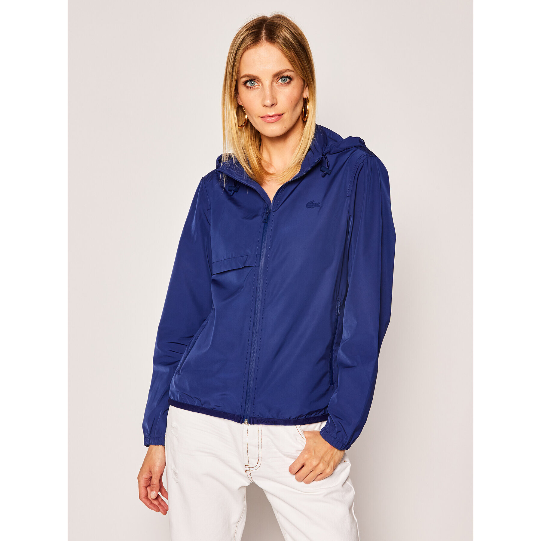 Lacoste Geacă de ploaie BF4519 Albastru Regular Fit - Pled.ro