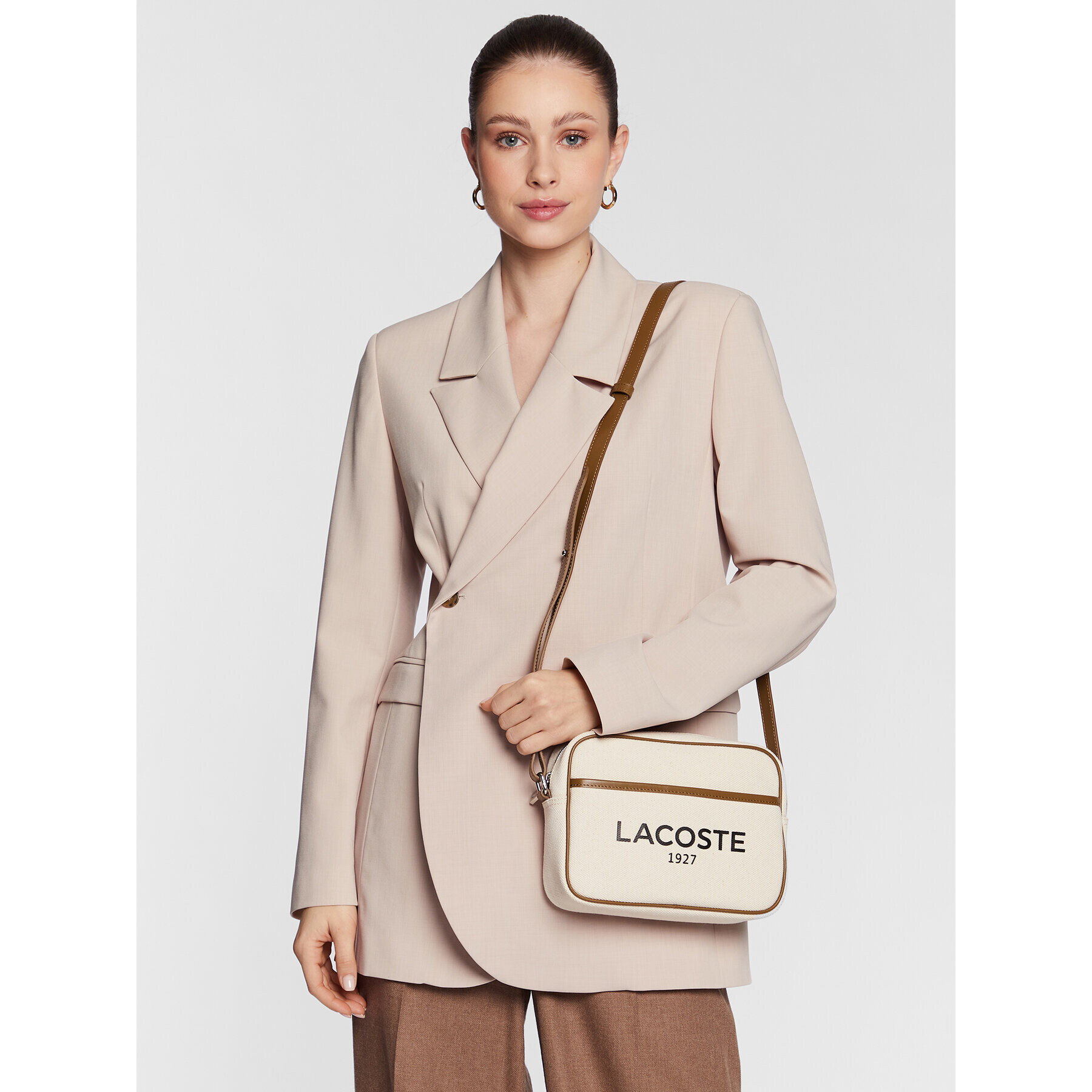 Lacoste Geantă Crossover Bag NF3820TD Bej - Pled.ro