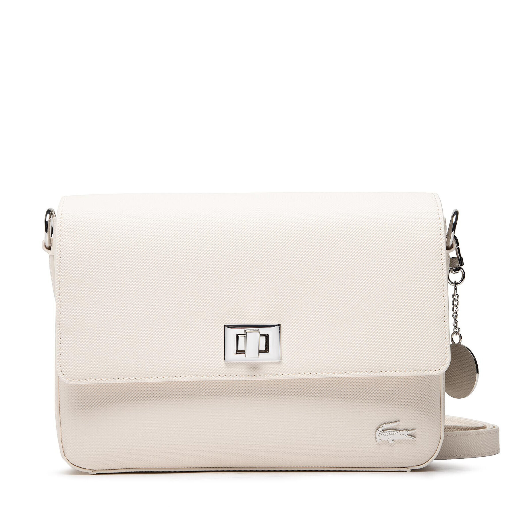 Lacoste Geantă Flap Crossover Bag NF2770DC Alb - Pled.ro