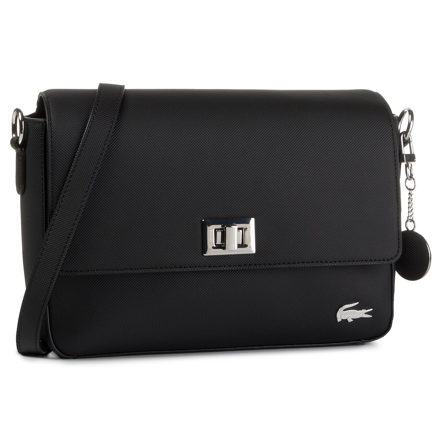 Lacoste Geantă Flap Crossover Bag NF2770DC Negru - Pled.ro